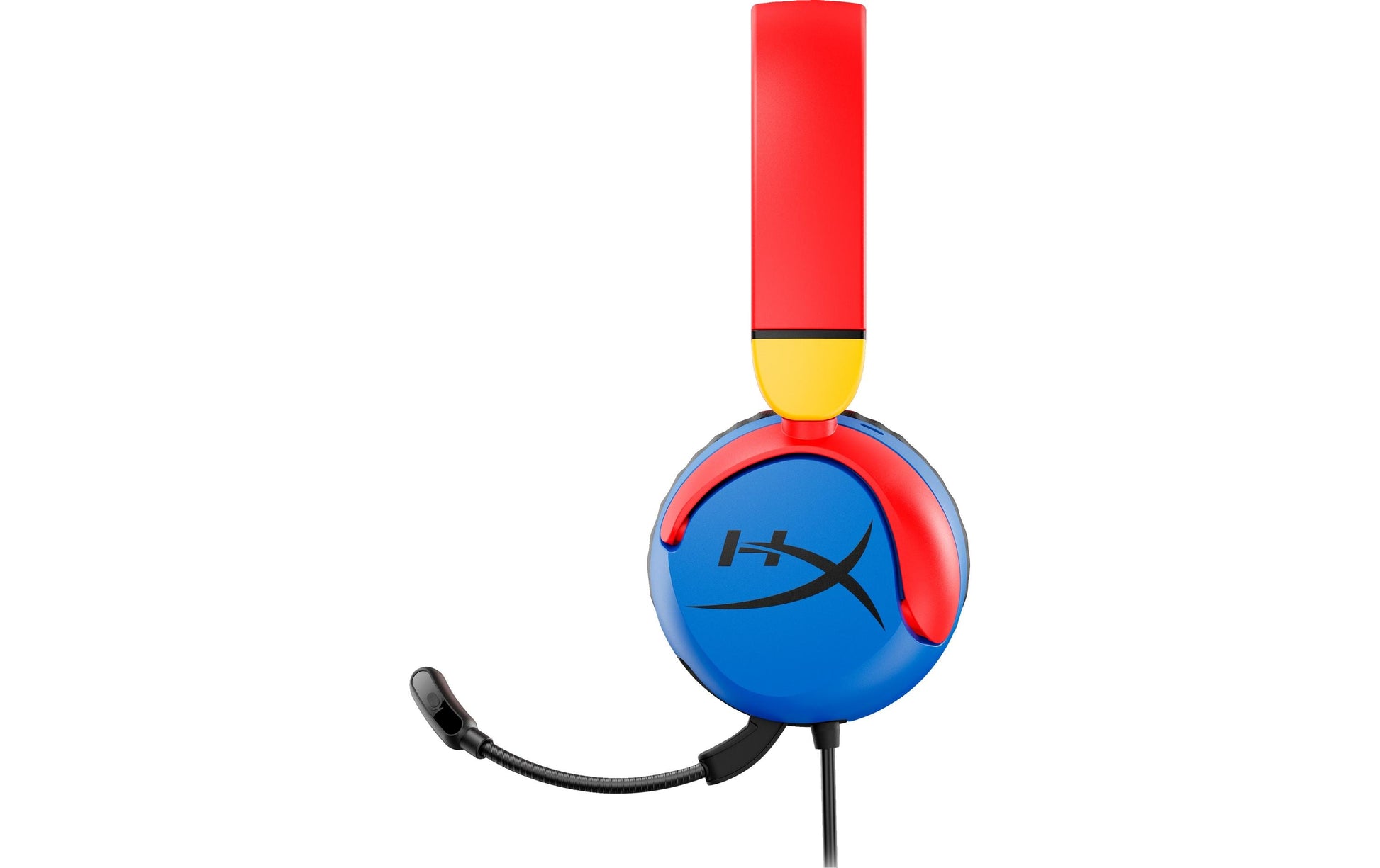 HyperX Cloud Mini – Gaming-Headset (Over-Ear) – 3,5 mm Klinke, Mikrofon mit Stummschaltung – Rot/Gelb – für PS