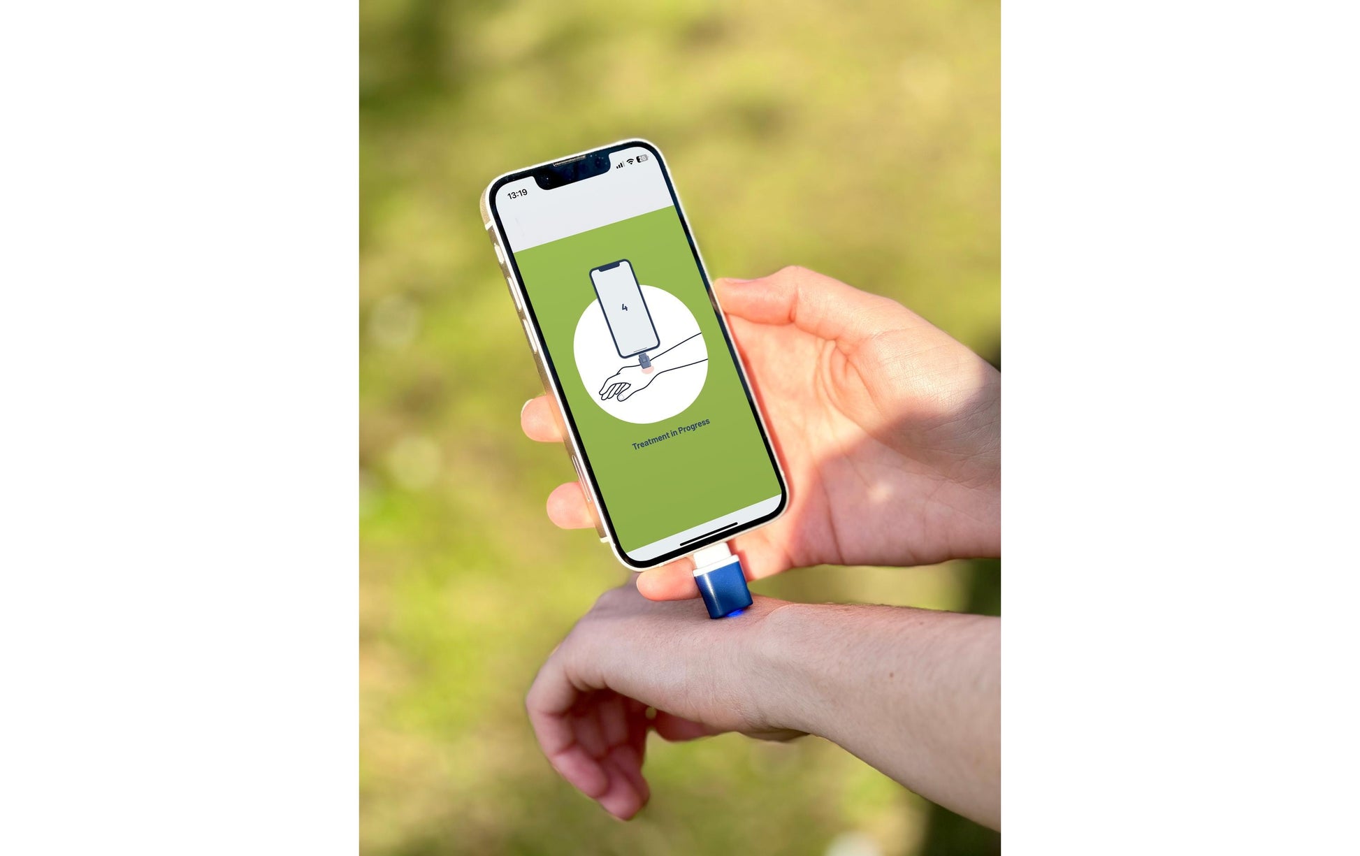 Heat it® Heat it Pro Wärmegerät – 40 × 17 × 8 mm, blau, für iPhone 6s bis 14
