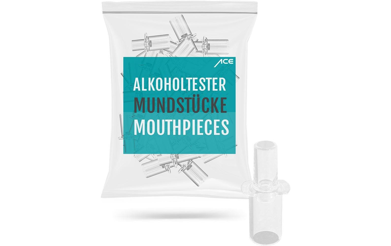 Ace Mundstücke für Alkoholtester für AF-33, ACE A, -X, -II Basic