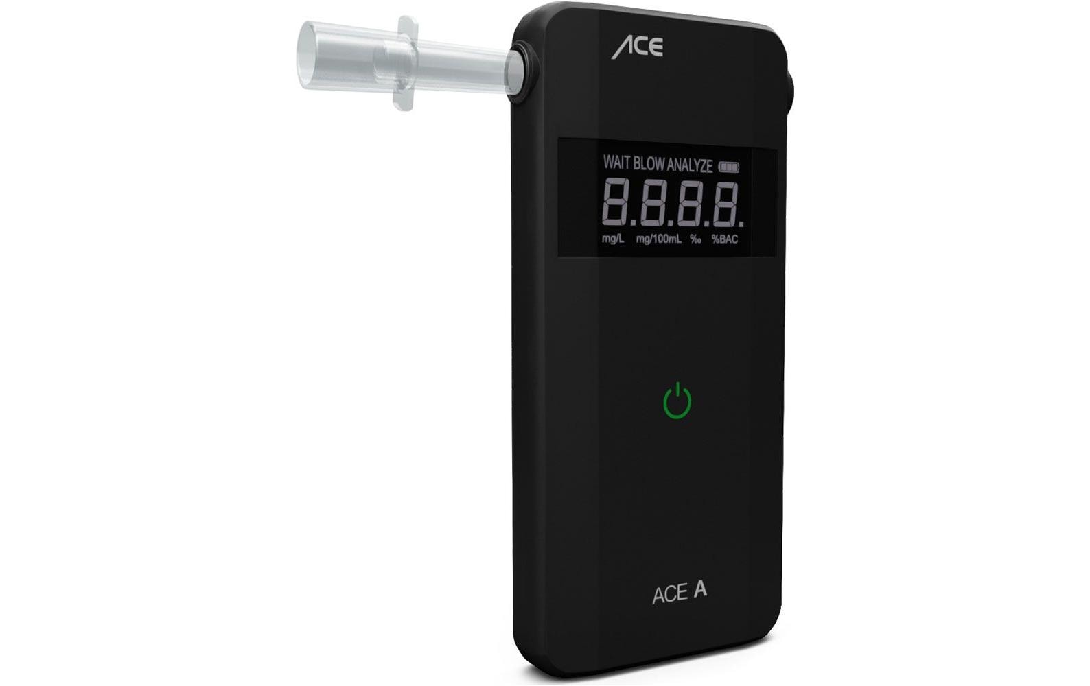 Ace A – Alkoholtester – 2× AAA, Max. Abweichung 7,5 %