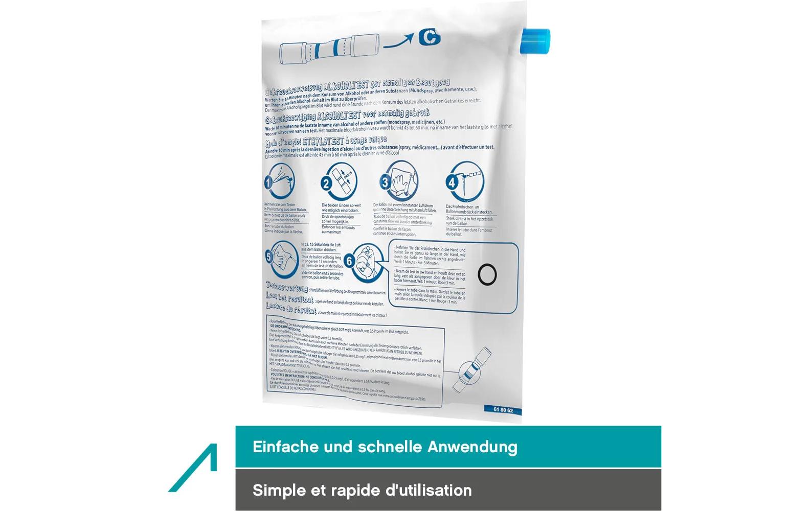Ace Alkoholtester, 5 Stück