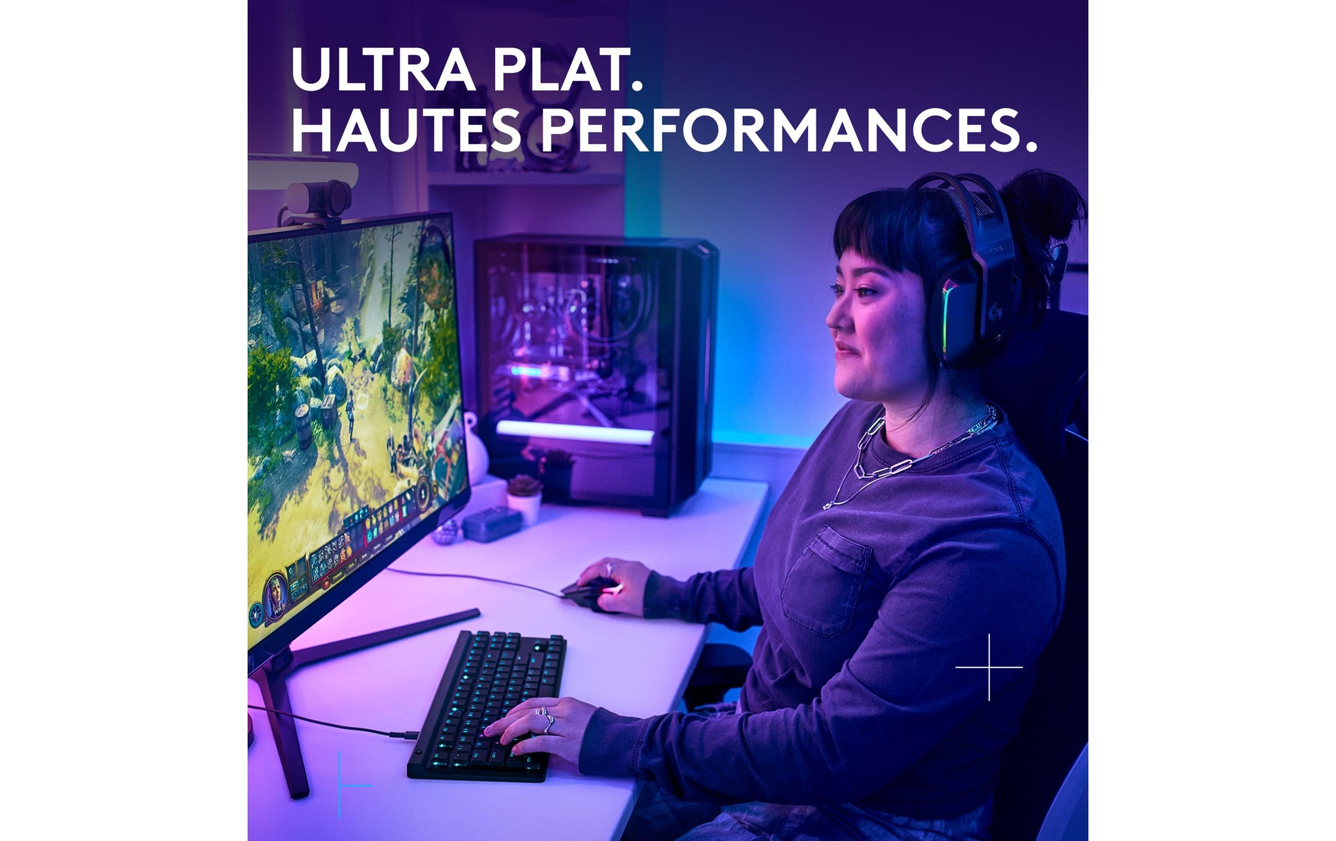 Logitech G G515 – Gaming-Tastatur TKL – mechanisch, RGB – kabelgebunden – USB-A – QWERTZ (CH) – schwarz