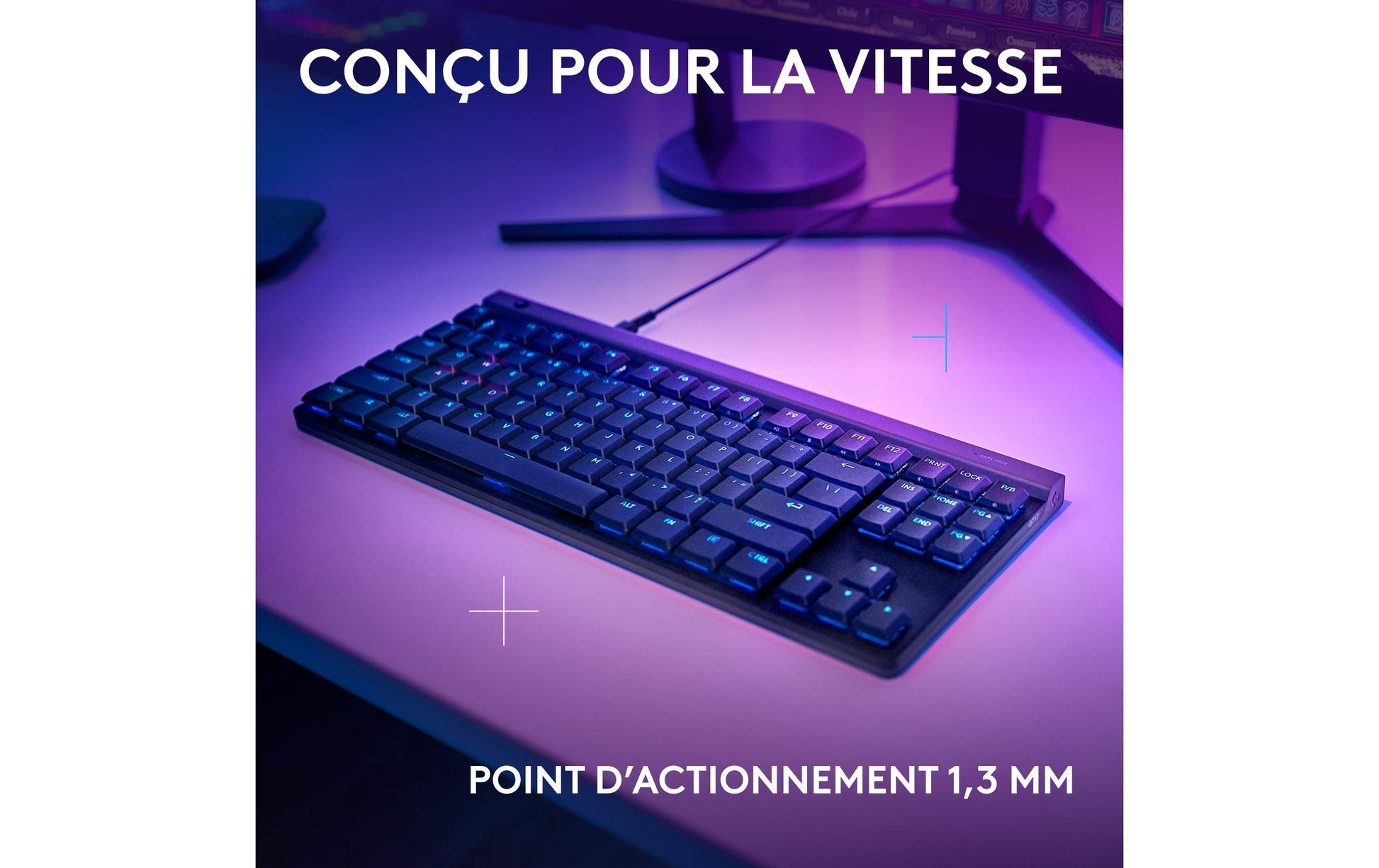 Logitech G G515 – Gaming-Tastatur TKL – mechanisch, RGB – kabelgebunden – USB-A – QWERTZ (CH) – schwarz