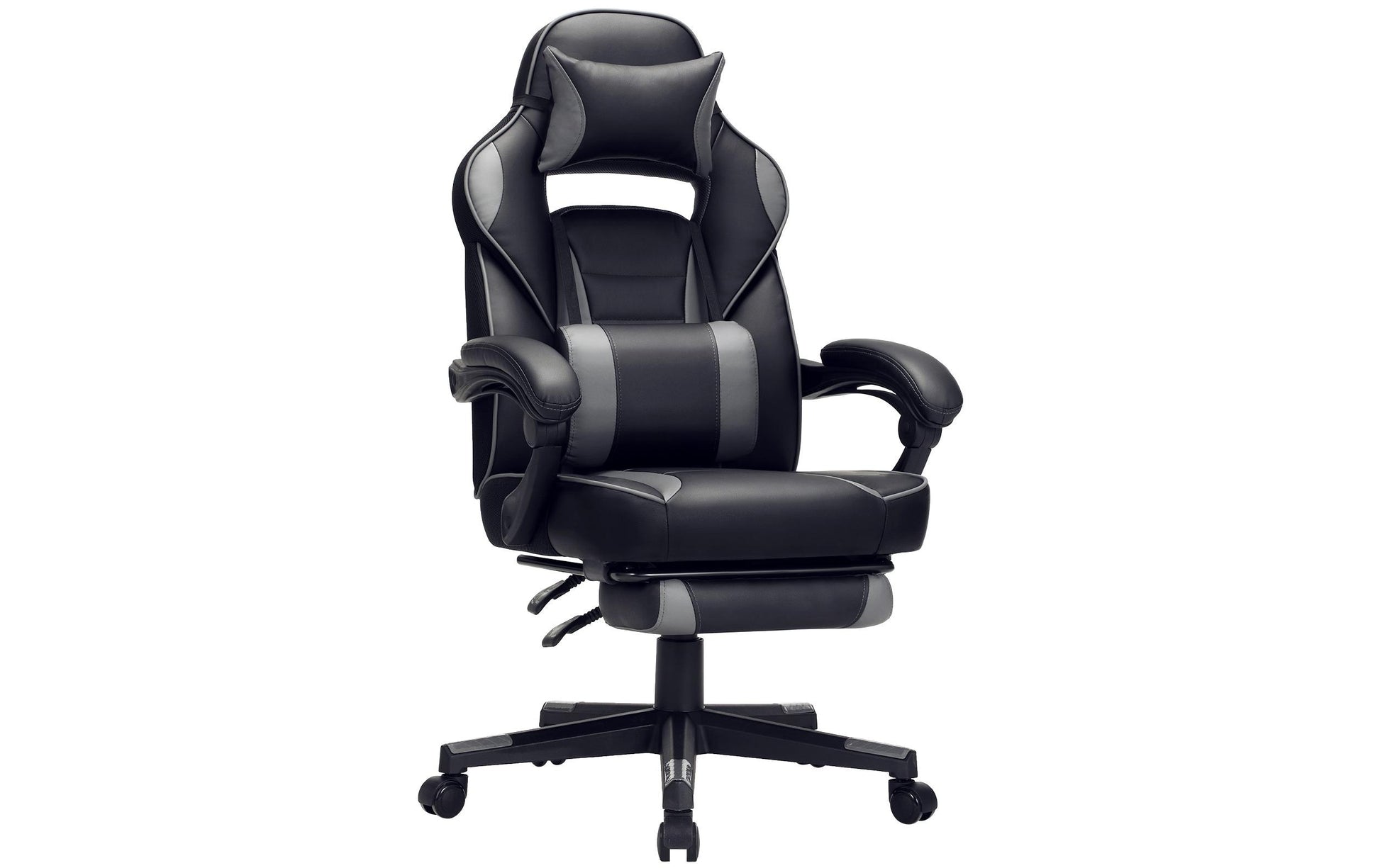 Songmics Bürostuhl – 150 kg, schwarz/grau