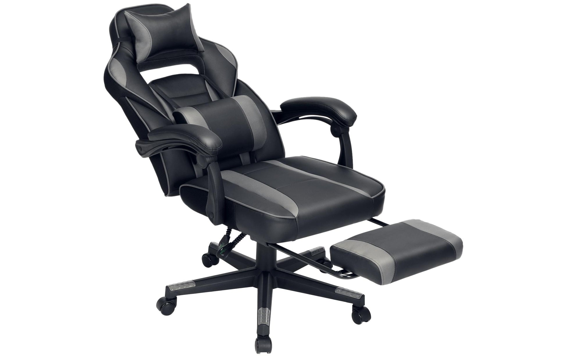 Songmics Bürostuhl – 150 kg, schwarz/grau