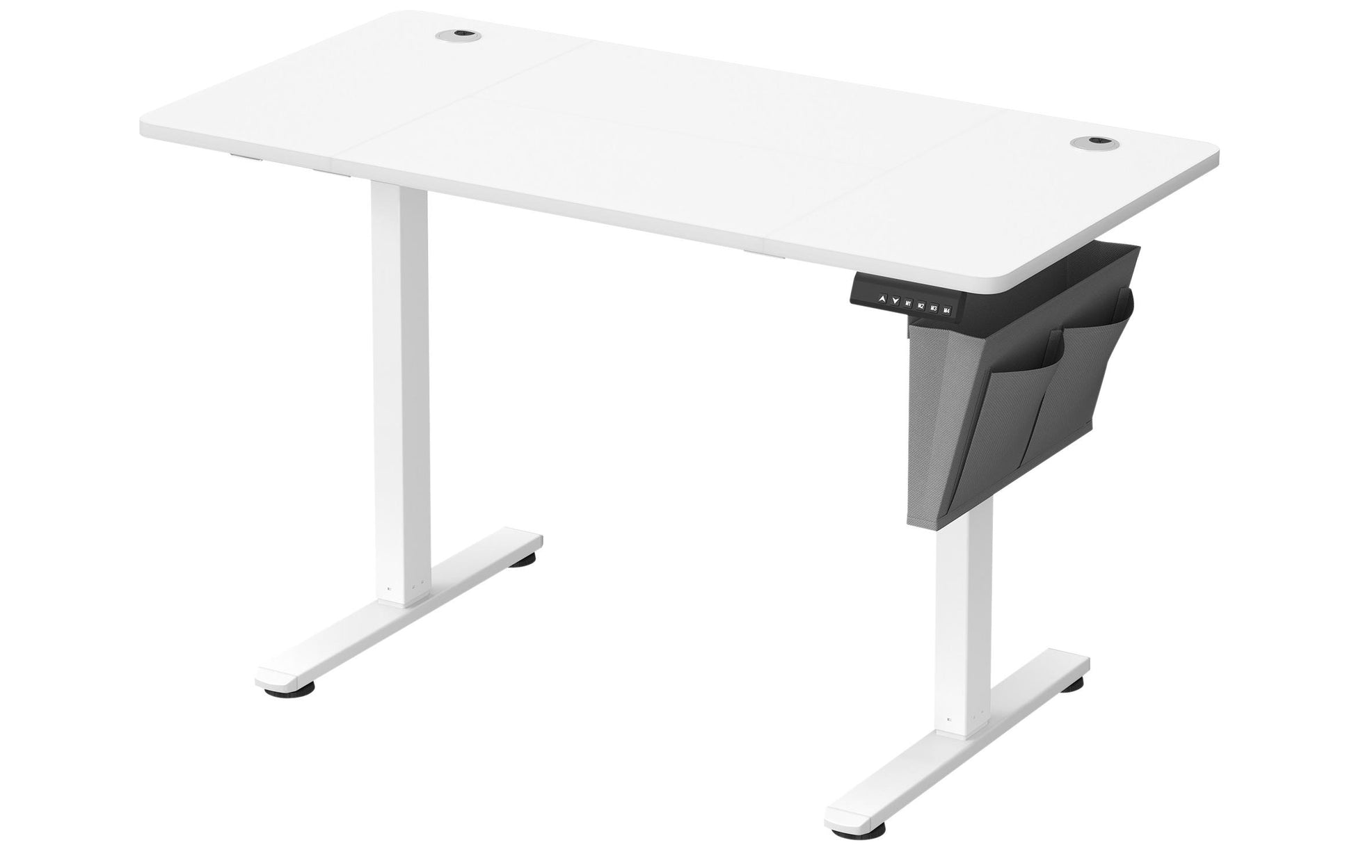 Songmics Schreibtisch – 120 × 60 cm, weiss, Stahl