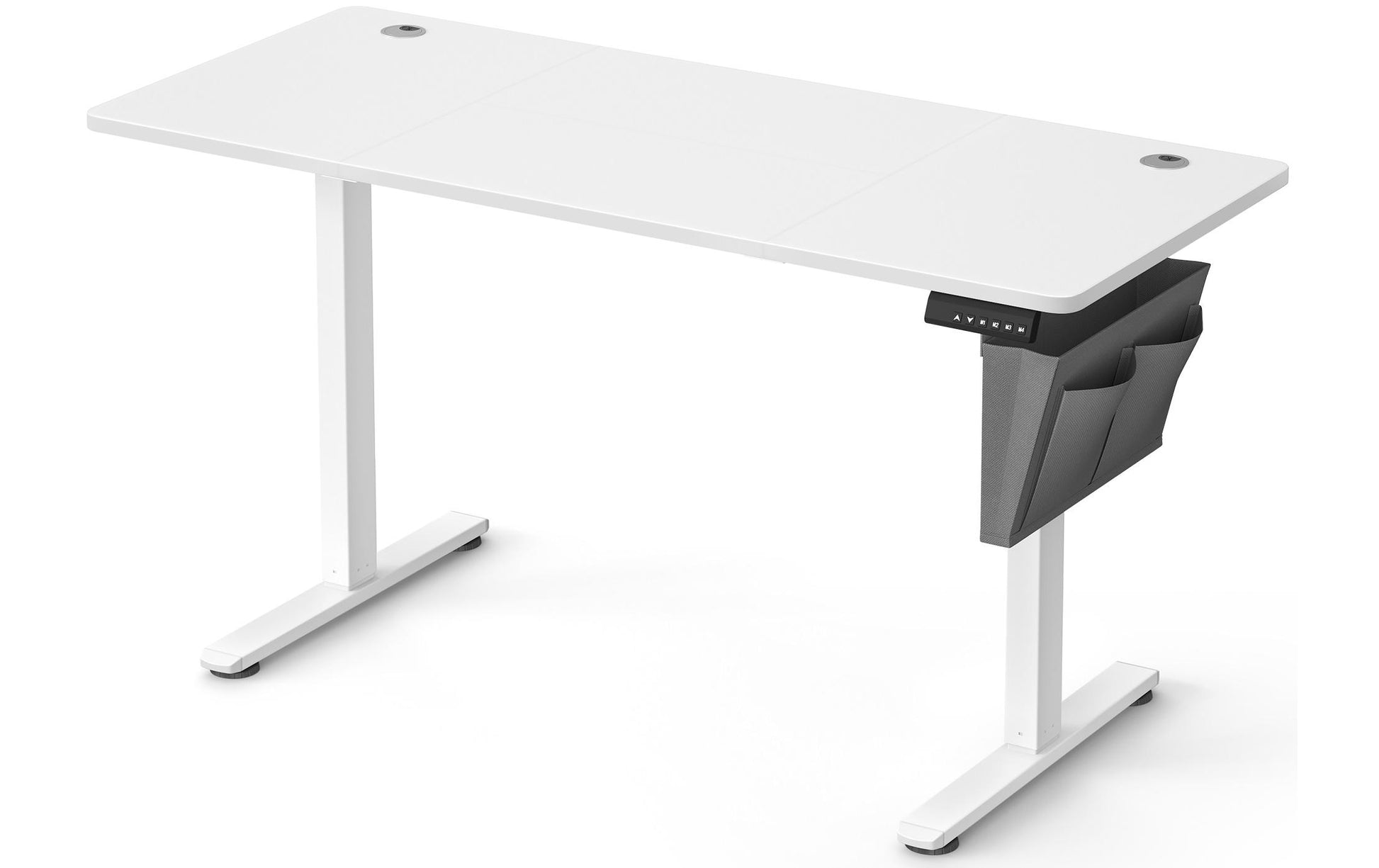 Songmics Schreibtisch – 140 × 60 cm, weiss, Spanplatte