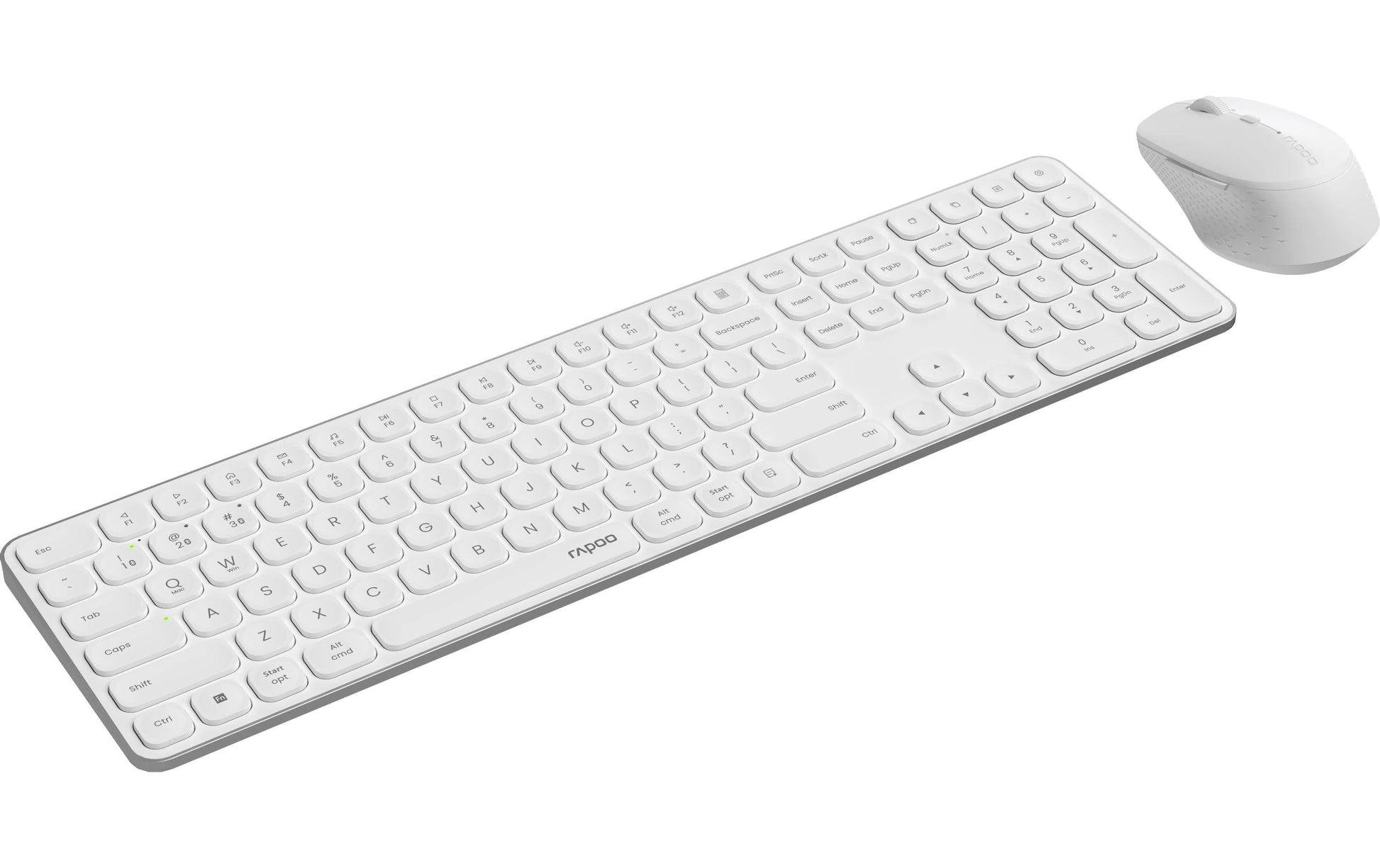 Rapoo 9810M – Kabellose Tastatur (Bluetooth/2,4 GHz), CH-Layout (DE-CH), Schwarz – für Windows, macOS