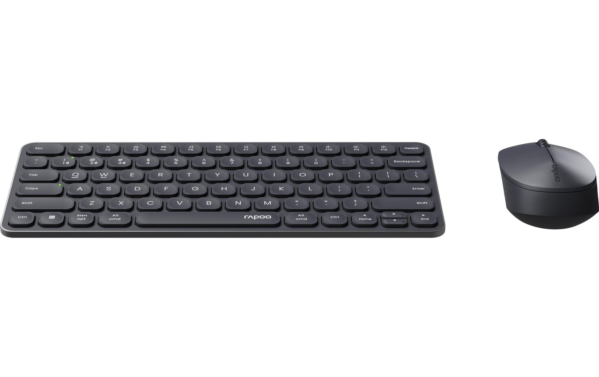 Rapoo 9610M – Tastatur, kabellos (Bluetooth/2,4 GHz), CH-Layout (DE-CH) – für Windows & macOS