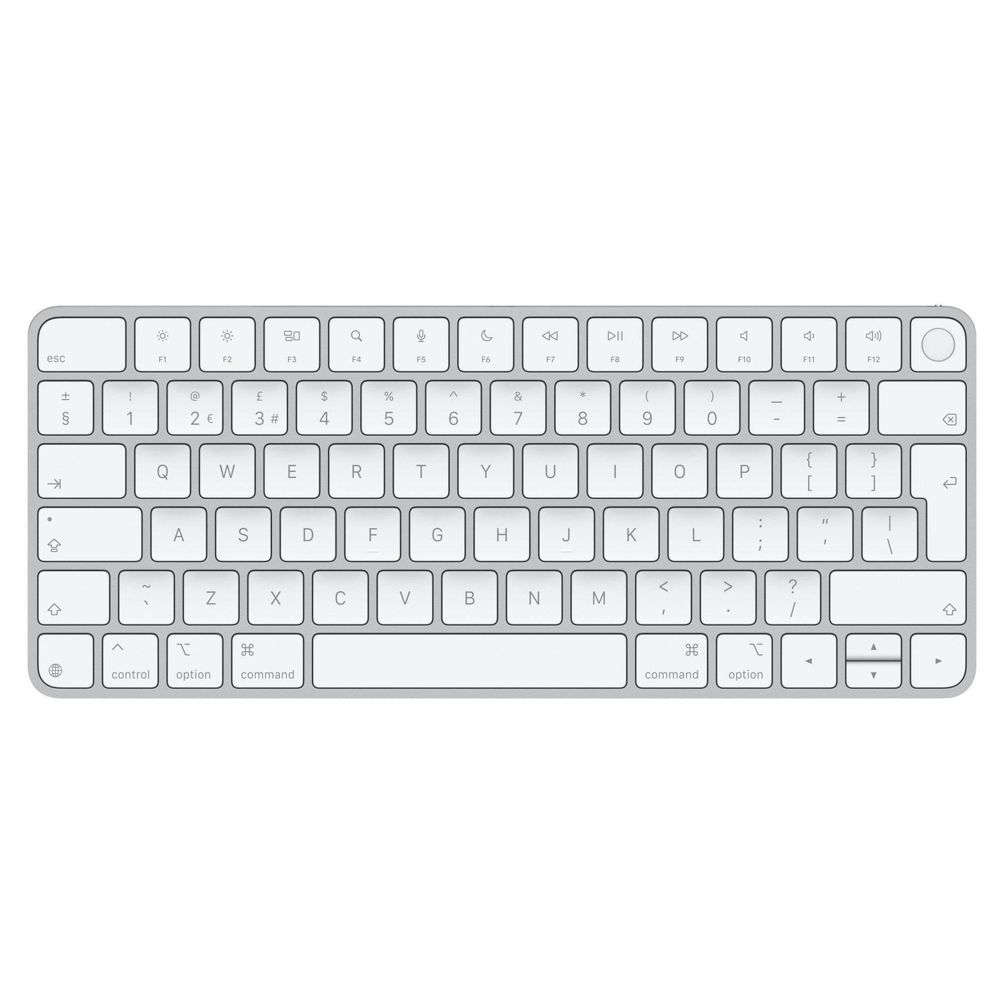 Apple Magic Keyboard mit Touch ID – TKL Tastatur – Bluetooth & USB-C – für Mac mit Apple Silicon
