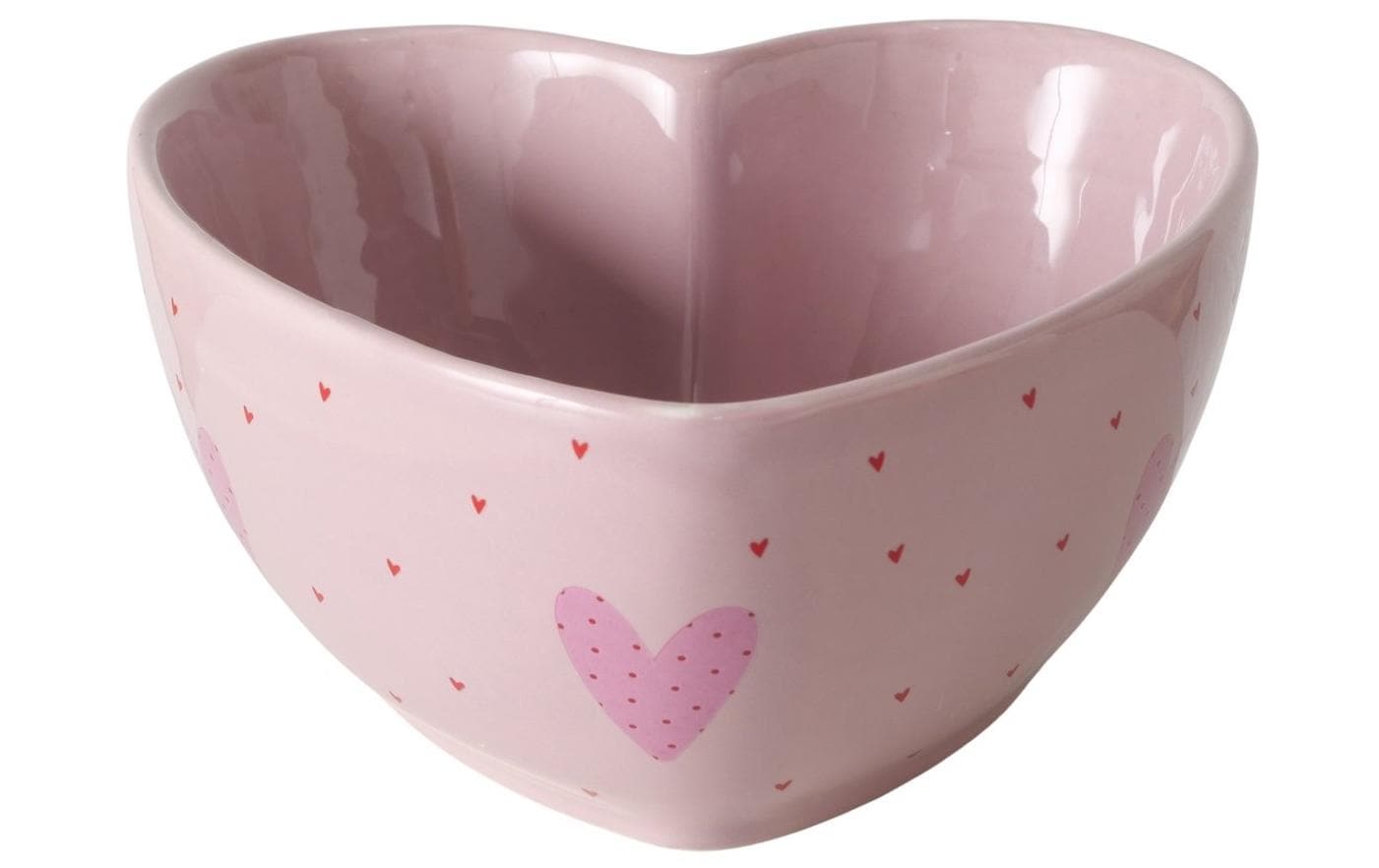 Boltze Müslischale – 14,2 × 14,2 × 7,0 cm, Keramik, Rosa, spülmaschinenfest