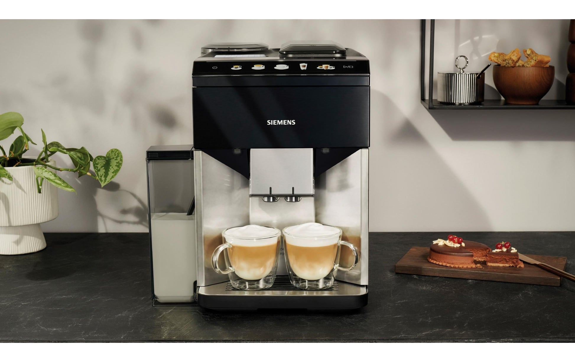 Siemens EQ500 TQ517D03 Kaffeevollautomat – 15 bar, 1,9 l, 270 g, Keramik-Mahlwerk, Schwarz