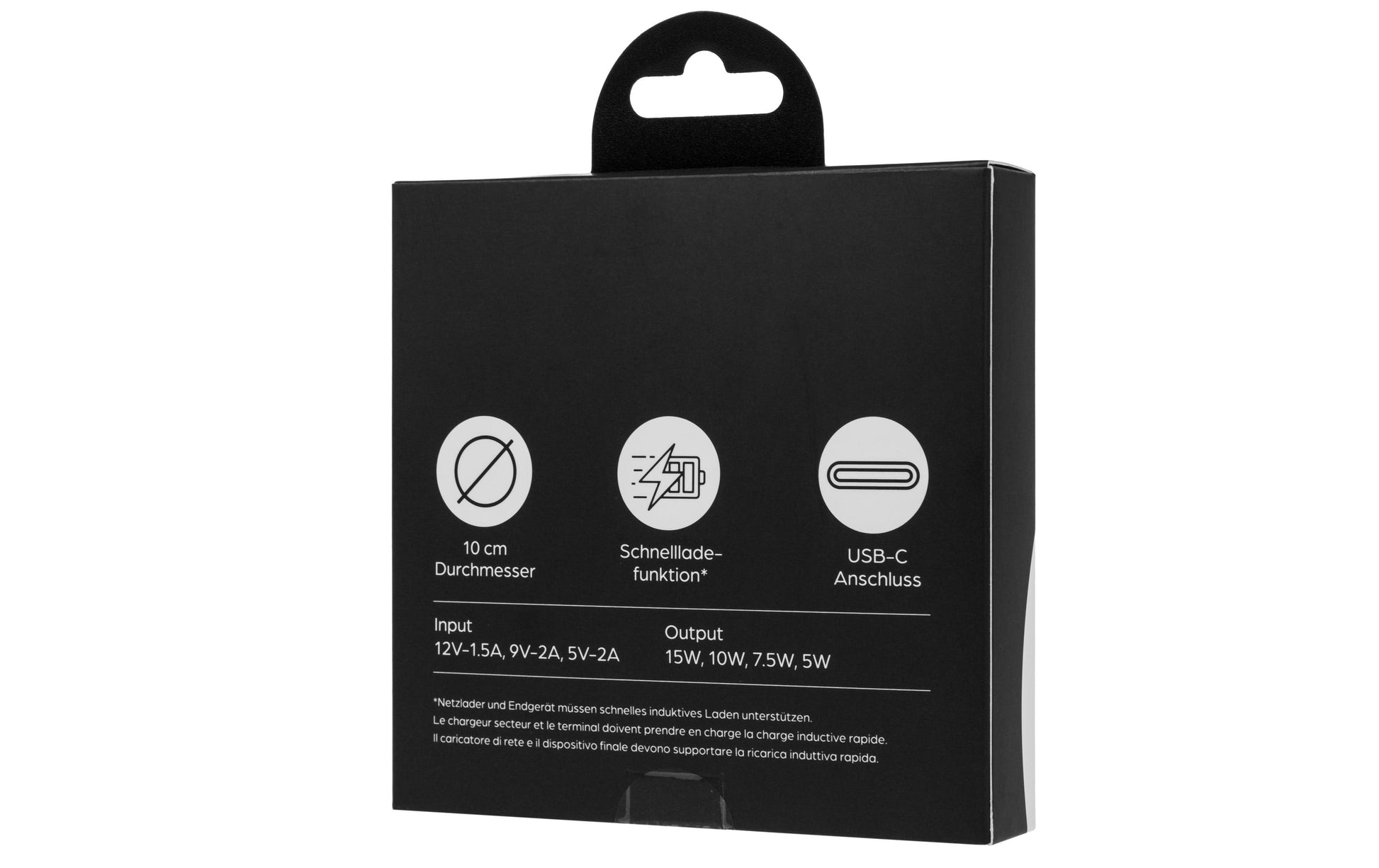 ONIT F02112 Kabelloses Ladegerät 15 W – Qi, PD – USB-C×1 – für Handy – Weiss