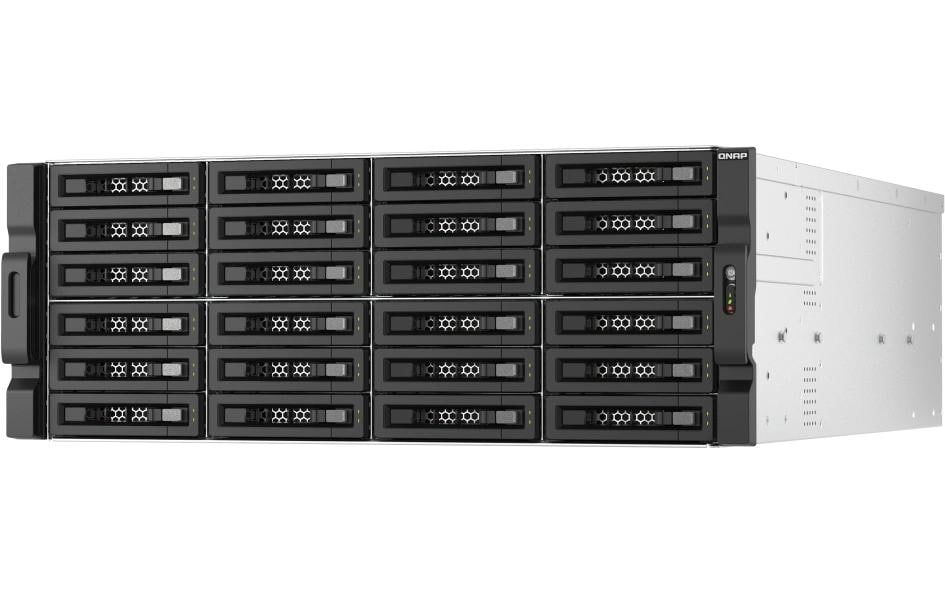 QNAP TL-R2400PES-RP – 24-Bay Rack 4U Gehäuse – für 2,5"/3,5" HDD/SSD, SATA