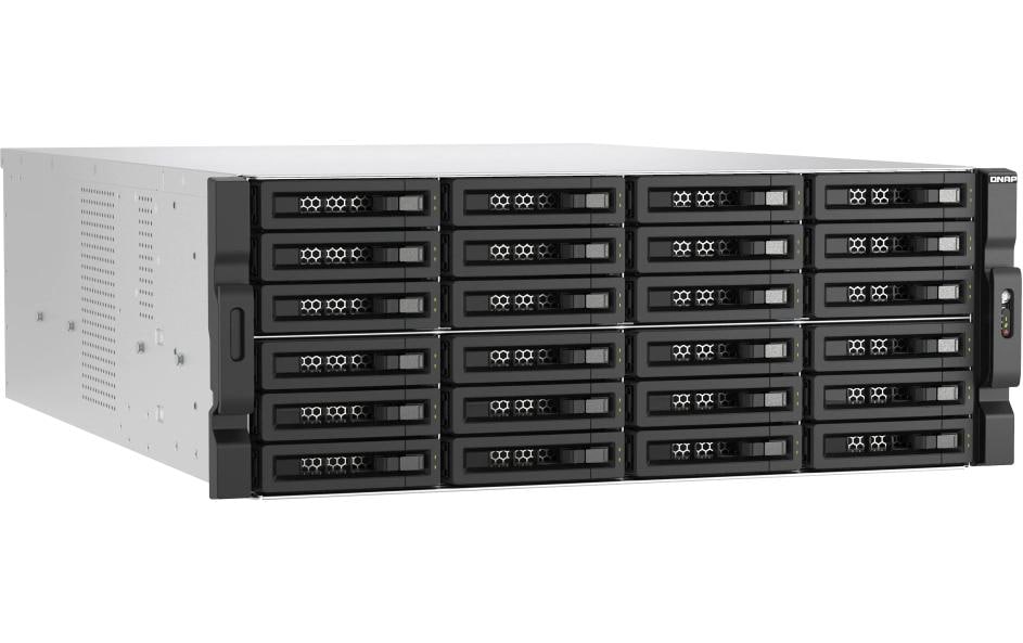 QNAP TL-R2400PES-RP – 24-Bay Rack 4U Gehäuse – für 2,5"/3,5" HDD/SSD, SATA