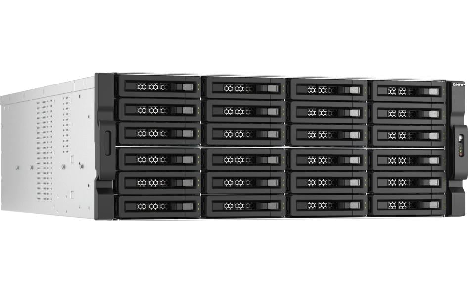 QNAP TL-R2400PES-RP – 24-Bay Rack 4U Gehäuse – für 2,5"/3,5" HDD/SSD, SATA