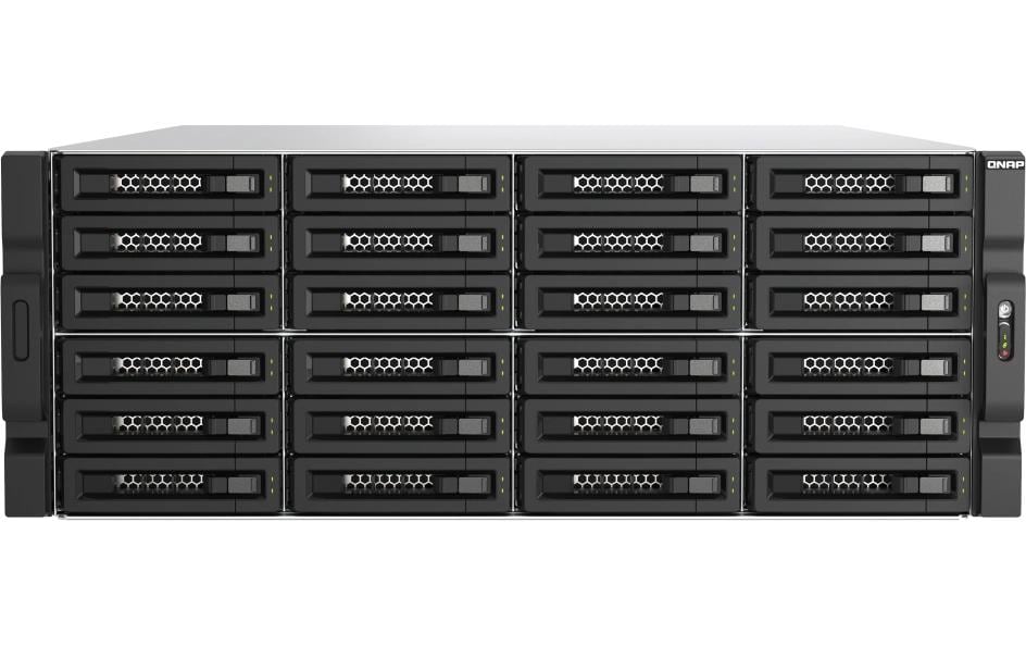 QNAP TL-R2400PES-RP – 24-Bay Rack 4U Gehäuse – für 2,5"/3,5" HDD/SSD, SATA