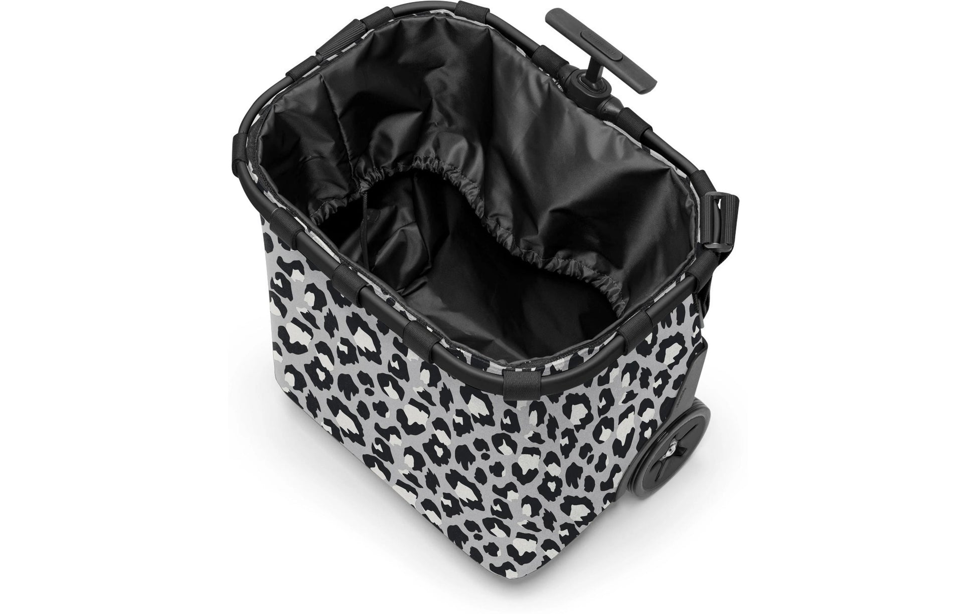 Reisenthel carrycruiser frame – Rollkoffer, 40 l, Polyester/Aluminium, Leo Nero, 42 × 47,5 × 32 cm