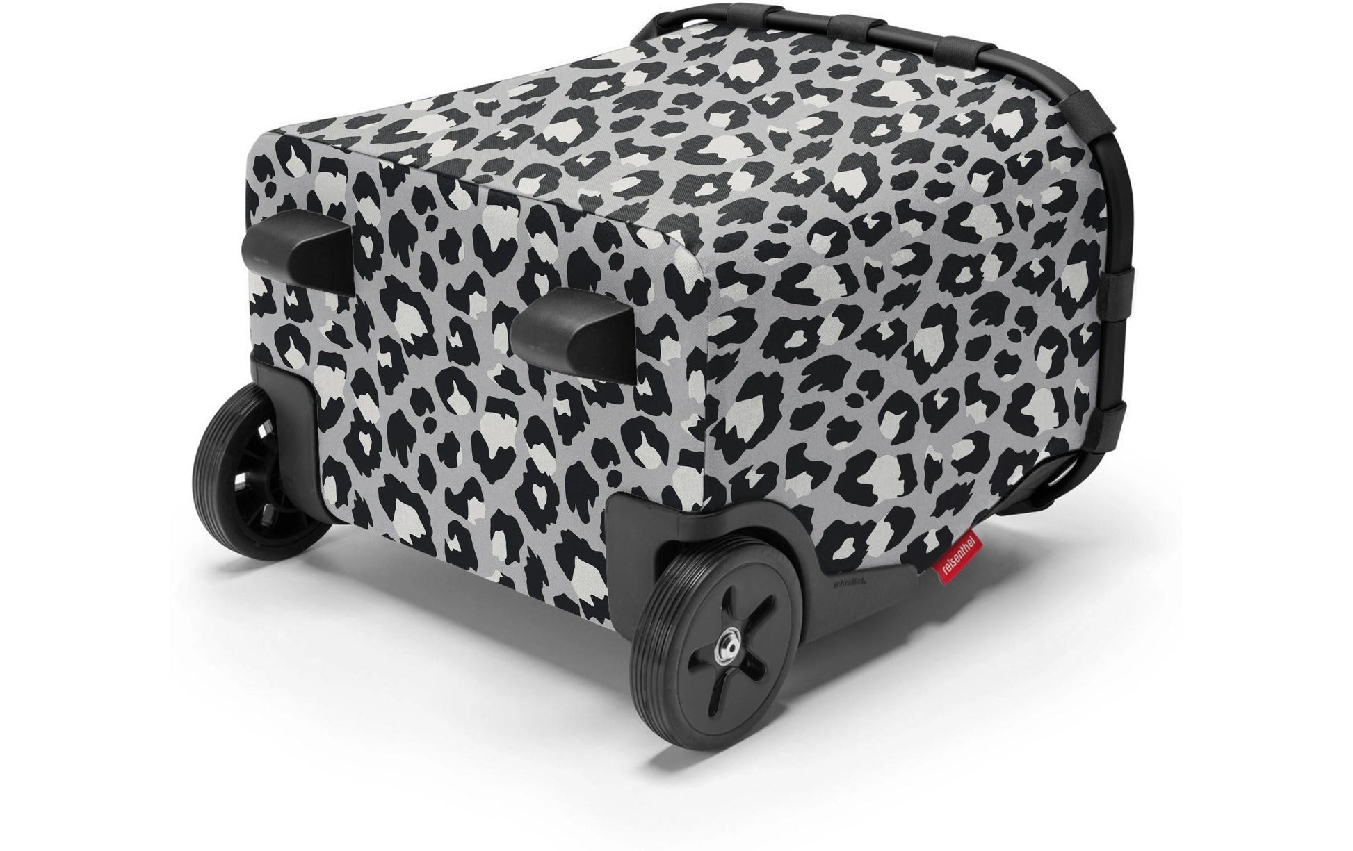 Reisenthel carrycruiser frame – Rollkoffer, 40 l, Polyester/Aluminium, Leo Nero, 42 × 47,5 × 32 cm