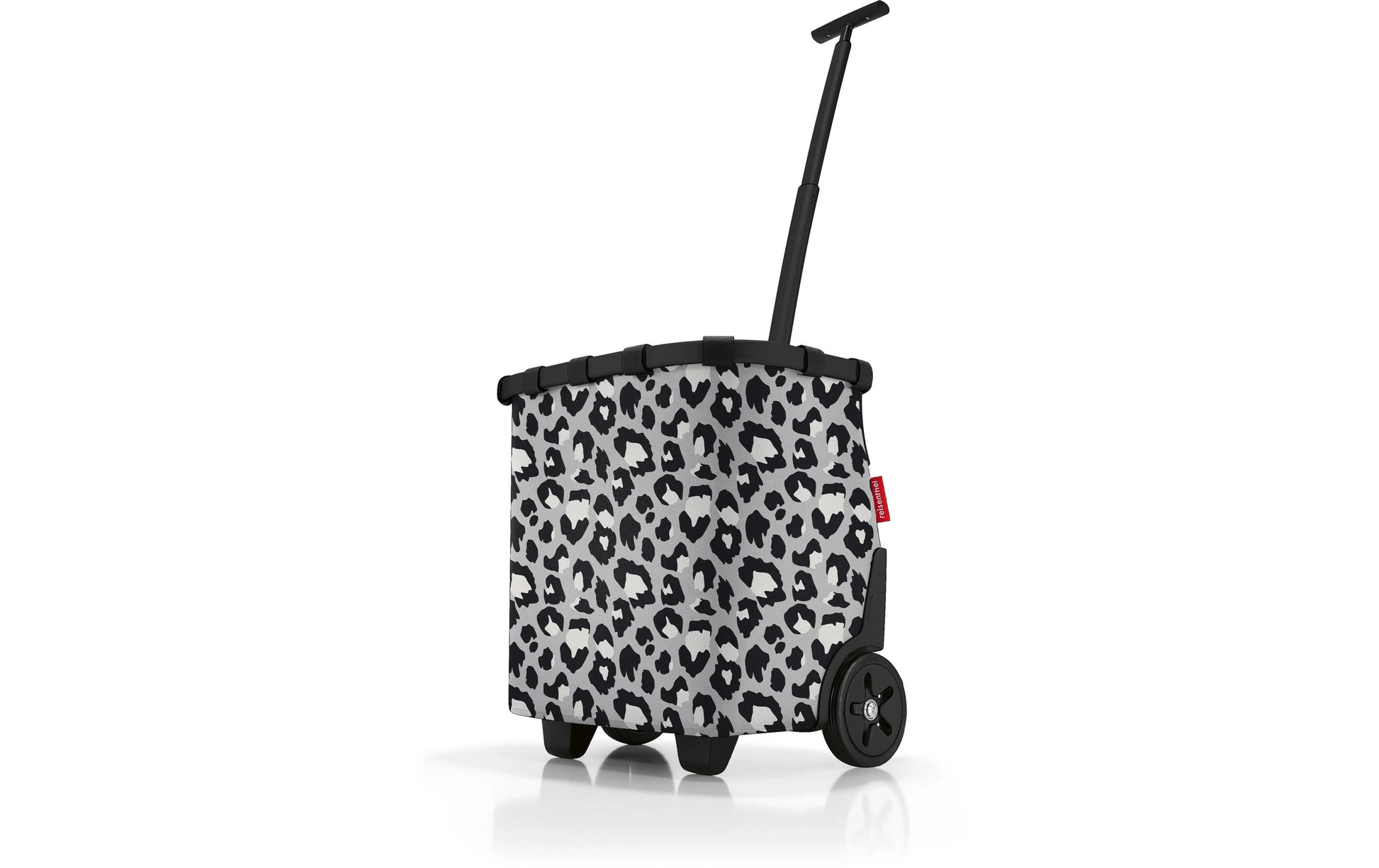 Reisenthel carrycruiser frame – Rollkoffer, 40 l, Polyester/Aluminium, Leo Nero, 42 × 47,5 × 32 cm