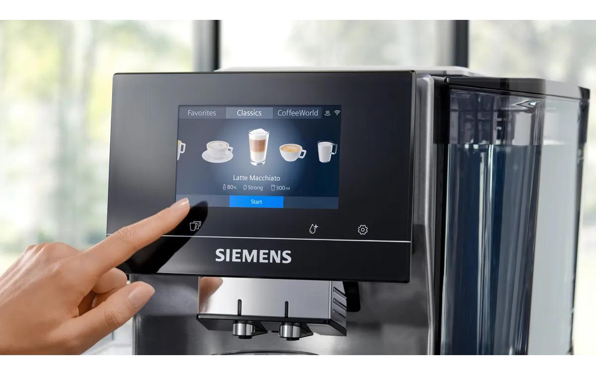 Siemens EQ700 TQ717D03 Kaffeevollautomat – 19 bar, 2,4 l, 320 g, Keramik-Mahlwerk, Edelstahl