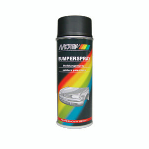 MoTip Stossstangenspray Schwarz – für Aussen, PVC & Vinyl – 400 ml – 1 Stk.