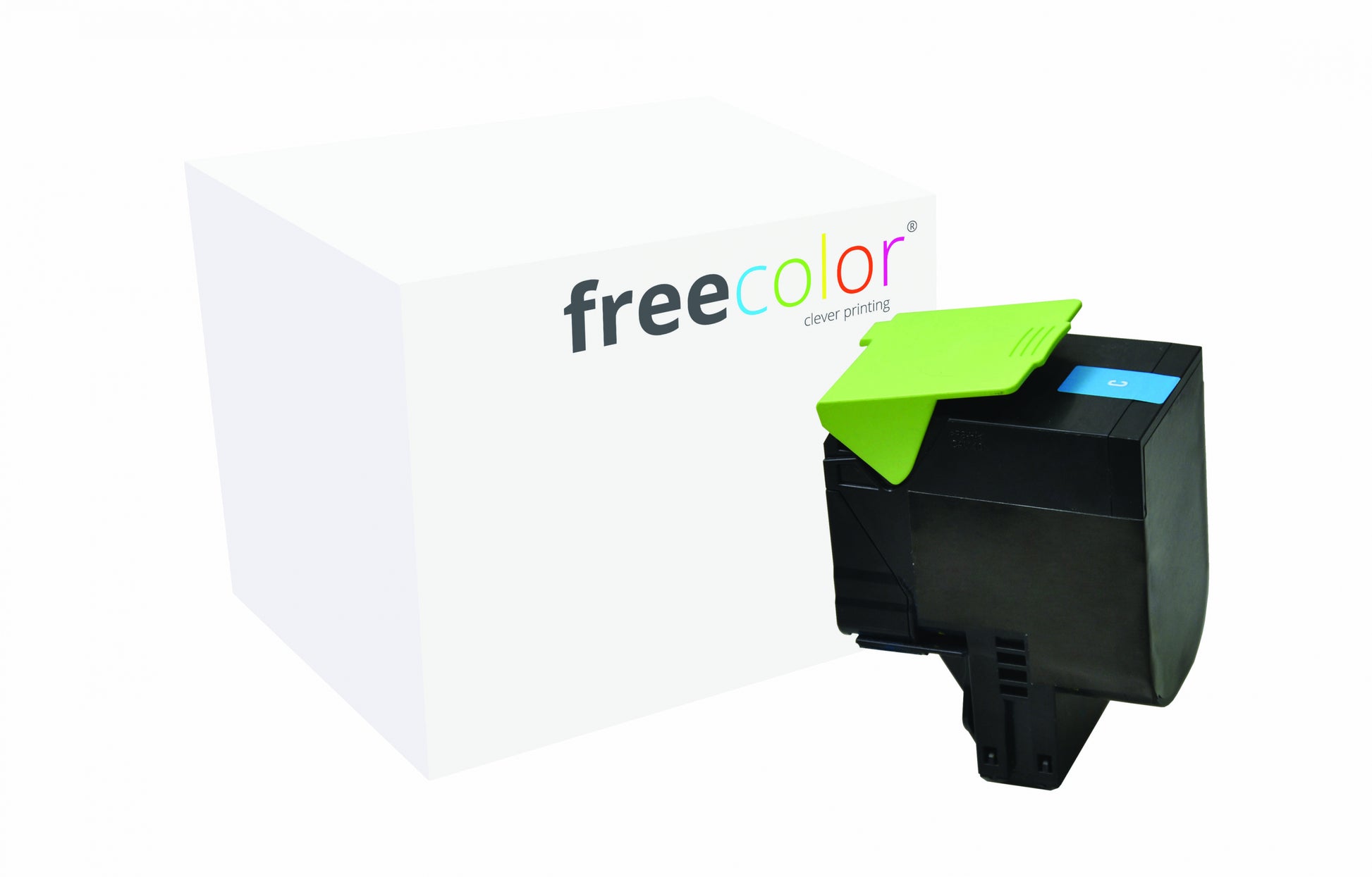 Freecolor Free Color – Toner 70C2H00 – Cyan, 3000 Seiten – für Lexmark CS 410