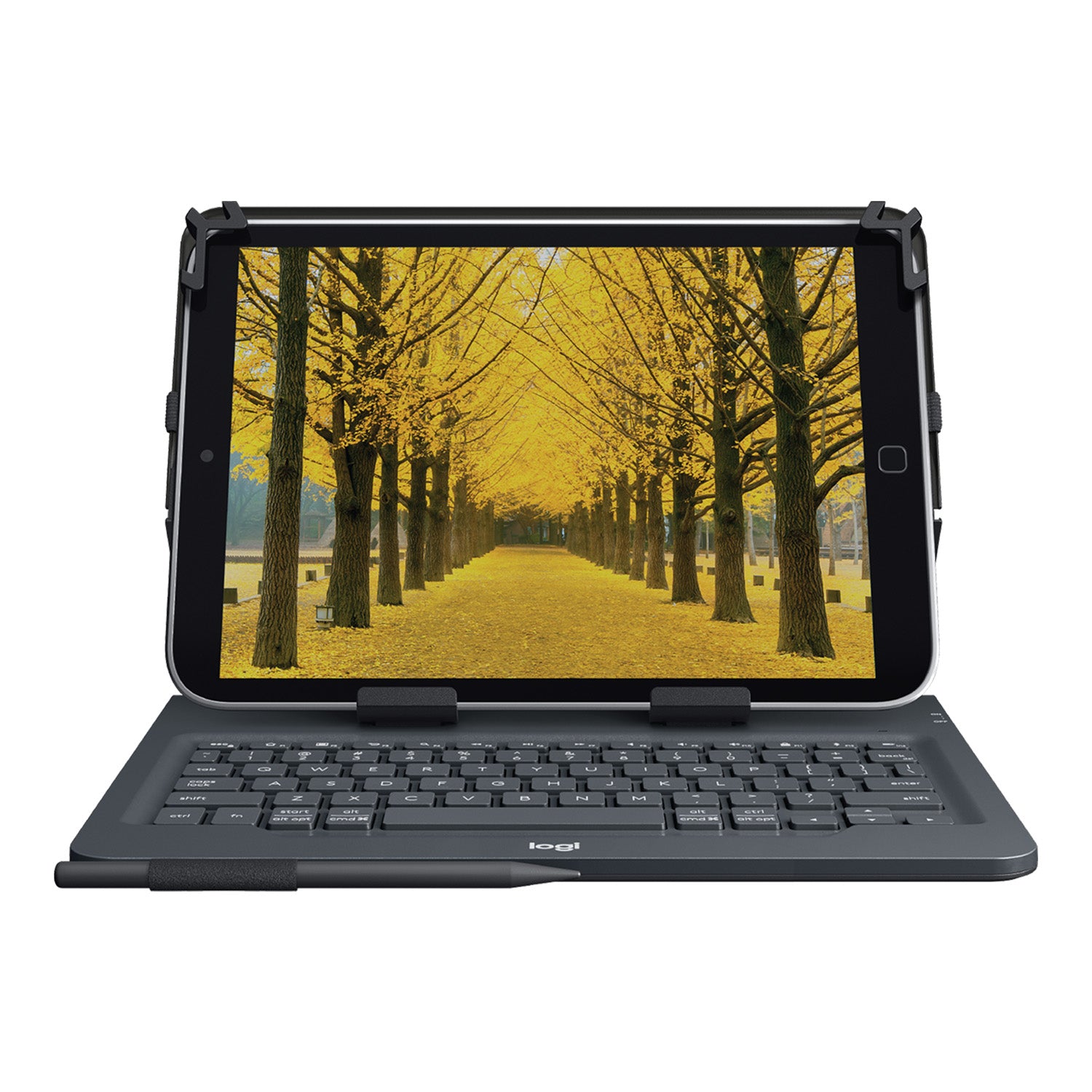 Logitech Tastatur, FR-Layout (FR), faltbar – für 9" & 10" Tablets