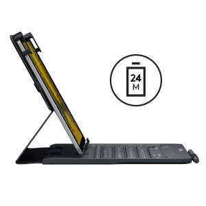 Logitech Tastatur, FR-Layout (FR), faltbar – für 9" & 10" Tablets