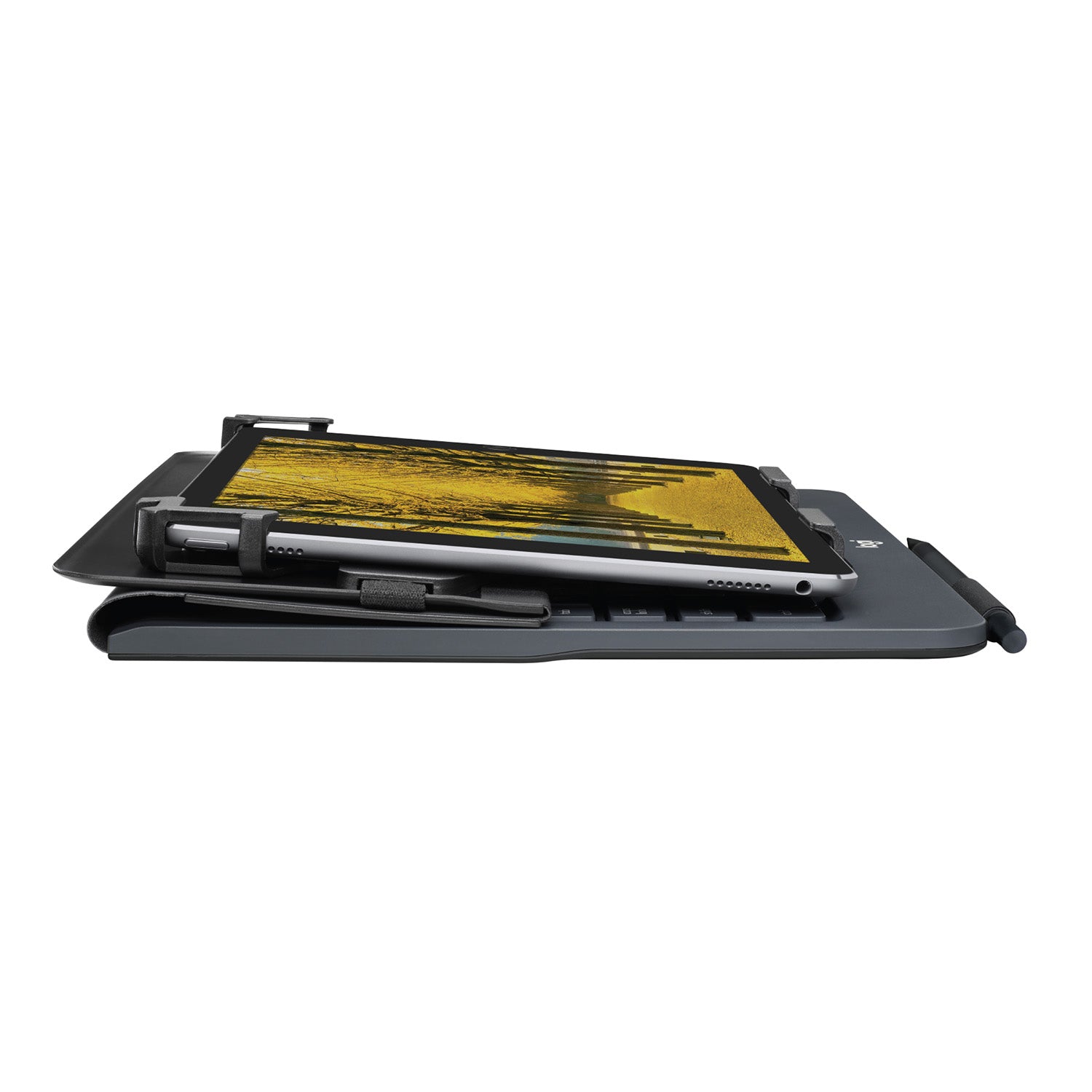 Logitech Tastatur, FR-Layout (FR), faltbar – für 9" & 10" Tablets