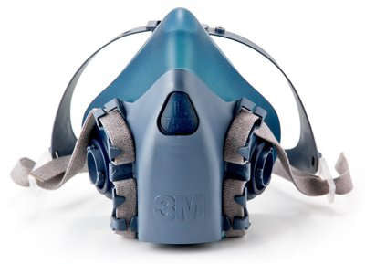 3M Halbmaskenkörper 7500 – mit Ventil, R – L – schwarz – 10 Stk. – für 3M Serie 7000