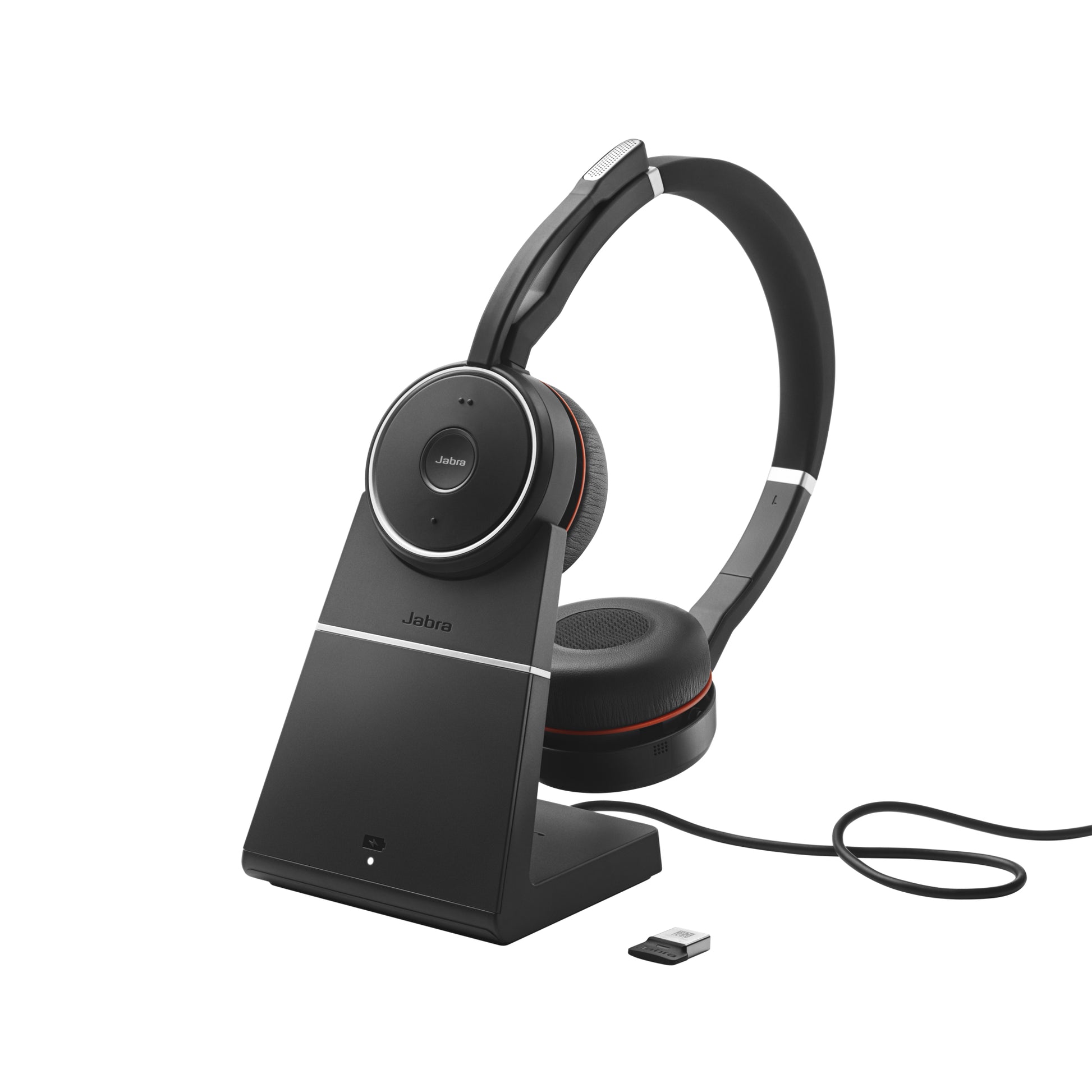 Jabra Evolve 75 SE UC Stereo – Duo Headset, On-Ear – Bluetooth, ANC – für Zoom