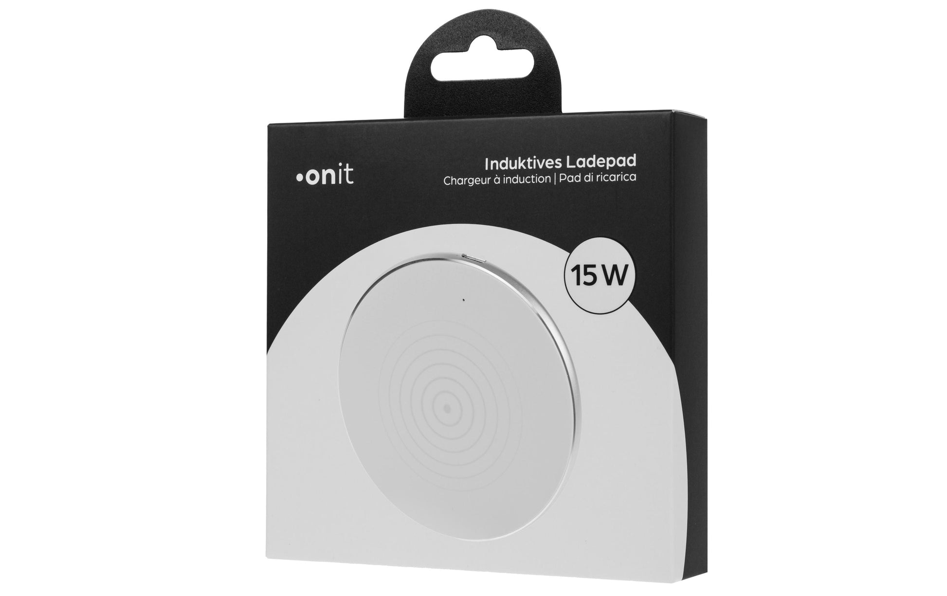 ONIT F02112 Kabelloses Ladegerät 15 W – Qi, PD – USB-C×1 – für Handy – Weiss