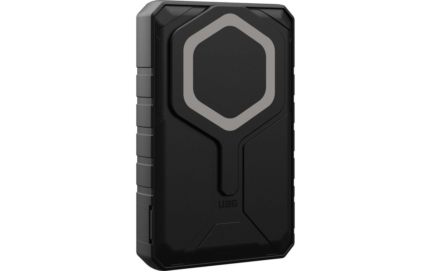 Urban Armor Gear UAG – Powerbank 10000 mAh, PD 20 W, 1× USB-C, 1× USB-A, kabelloses Laden, für Smartphones, Titanium
