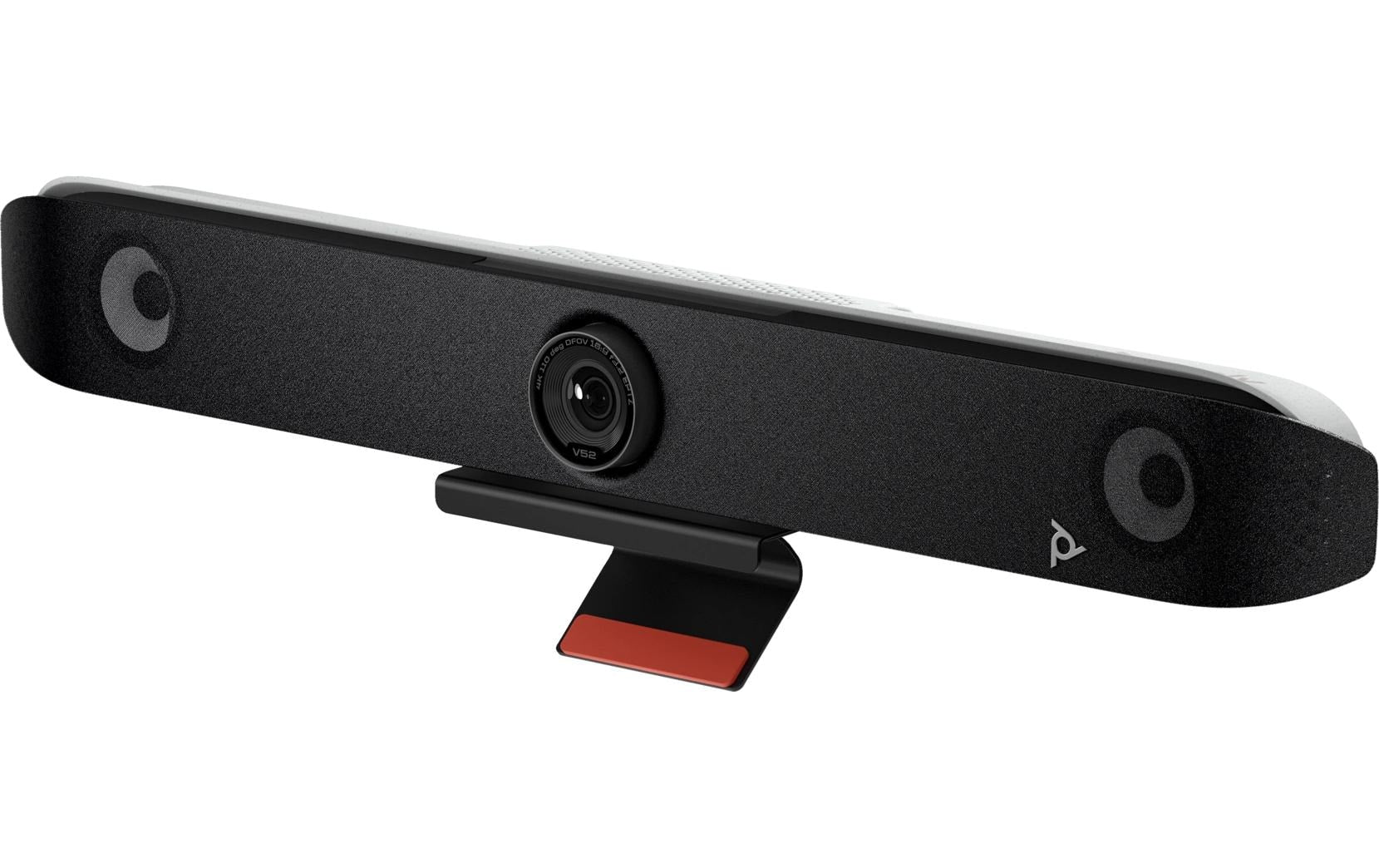 Poly Studio V52 Videobar – 4K Ultra HD, 5× digitaler Zoom – Weiss
