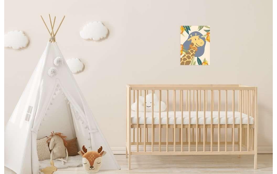 Ravensburger CreArt – Malen-nach-Zahlen-Set – Hello Giraffe – 18 × 24 cm – ab 12 Jahren