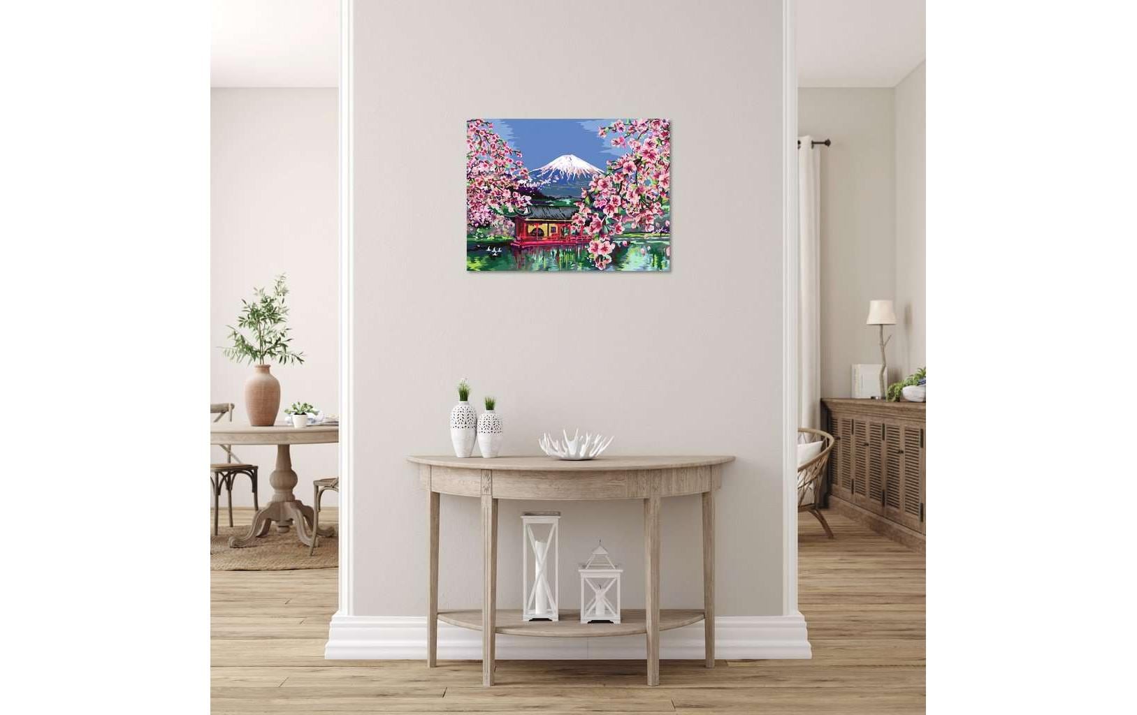 Ravensburger CreArt – Malen-nach-Zahlen-Set – Japanische Kirschblüte – 1-teilig – ab 14 Jahren