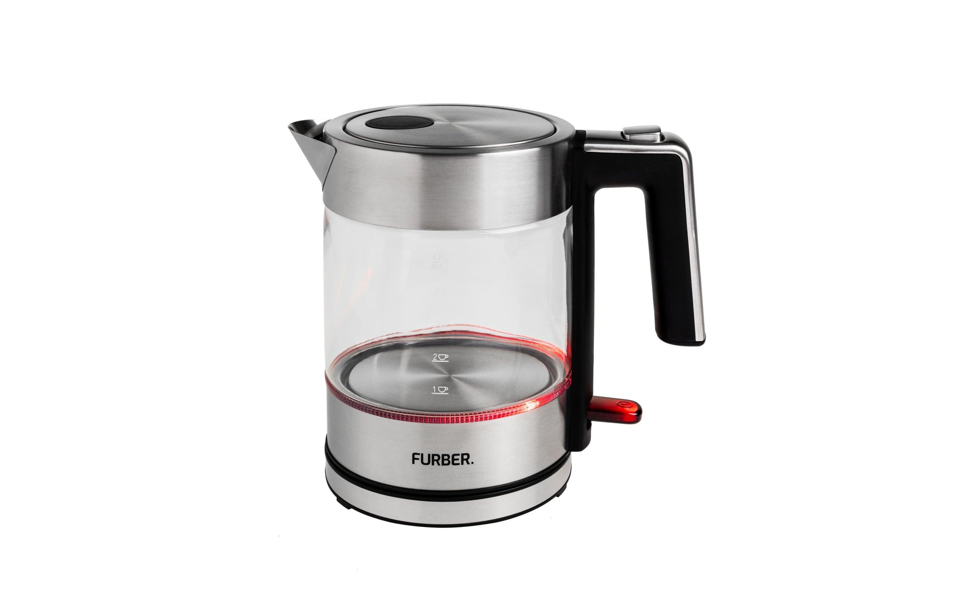 Furber. Furber Wasserkocher – 1 l, Glas, F01827