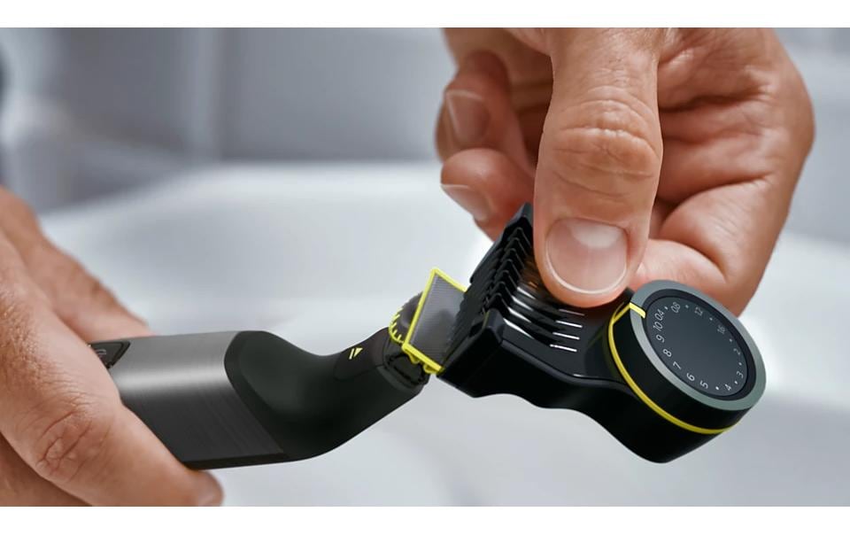Philips OneBlade Pro QP6652/30 Bartschneider – Akku 120 min, Nass & Trocken
