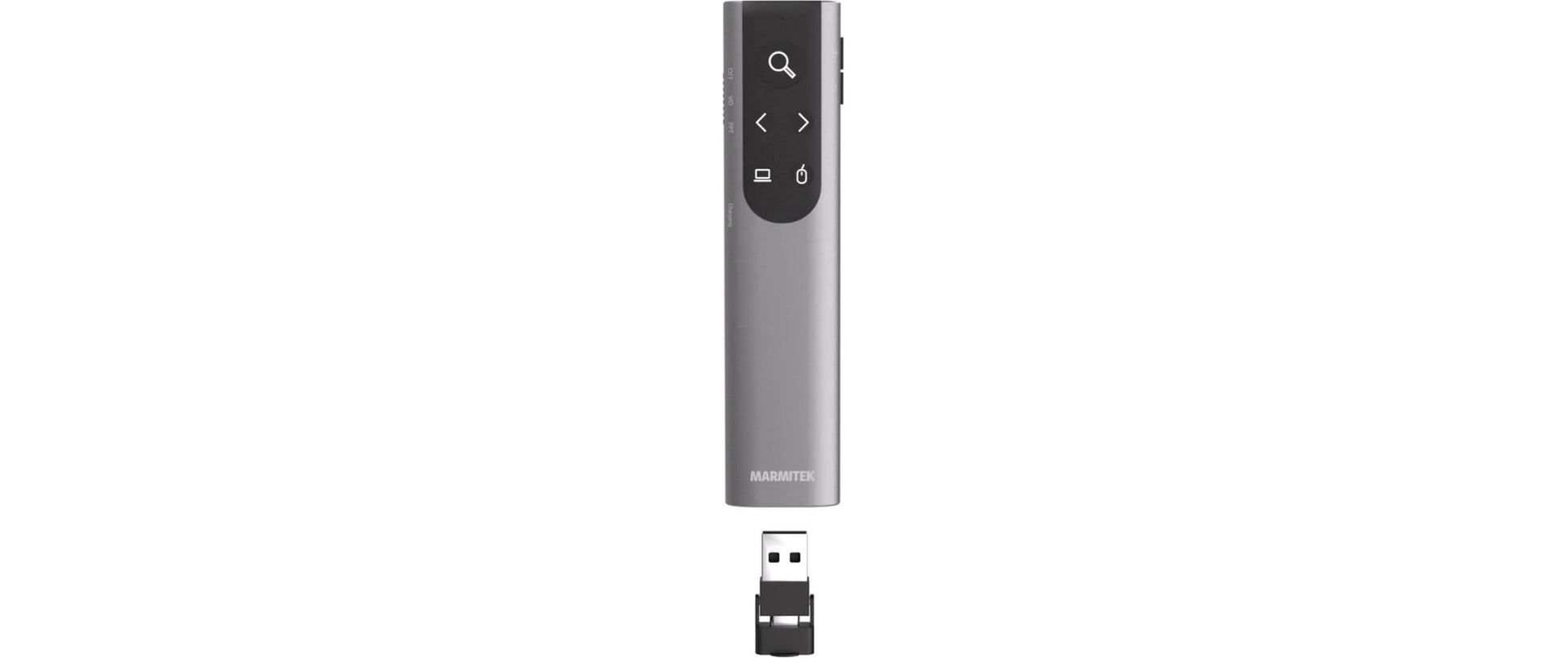 Marmitek WPR 400 – Presenter – USB, 2,4 GHz, 100 m, Silber