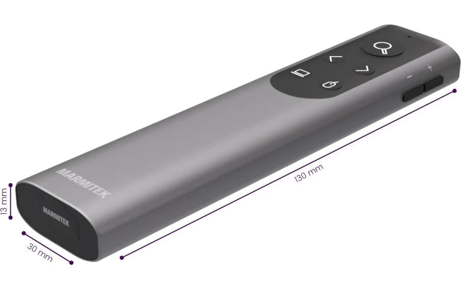 Marmitek WPR 400 – Presenter – USB, 2,4 GHz, 100 m, Silber