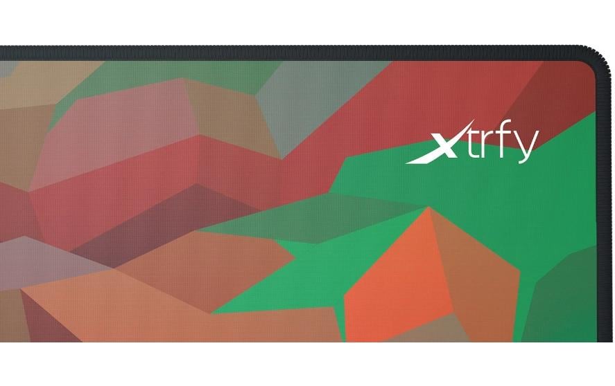 CHERRY XTRFY GP5 LITUS XL – Gaming-Mauspad – 920 × 400 × 3 mm, Tuch (Stoff), Gummi, Rot