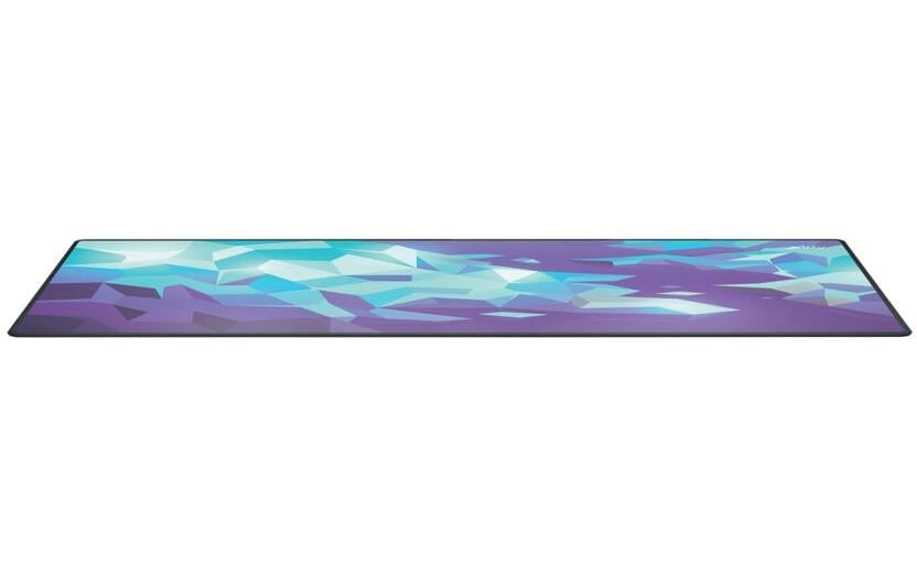 CHERRY XTRFY GP5 Litus XL – Gaming-Mauspad – Blau, Gestickte Kanten, Anti-Rutsch-Basis