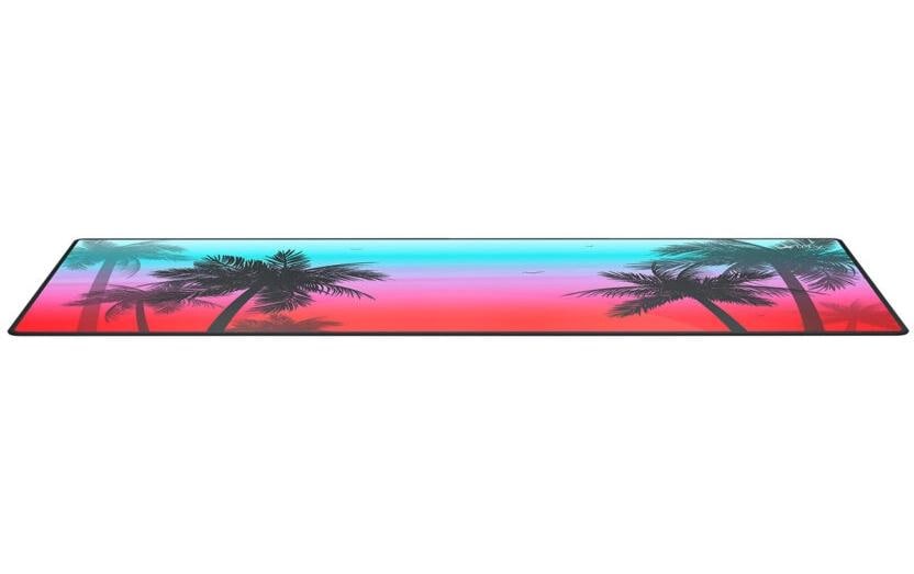 CHERRY XTRFY GP5 Miami XL – Gaming-Mauspad – 920 × 400 mm, Stoff, Gummi, Mehrfarbig (Blau)