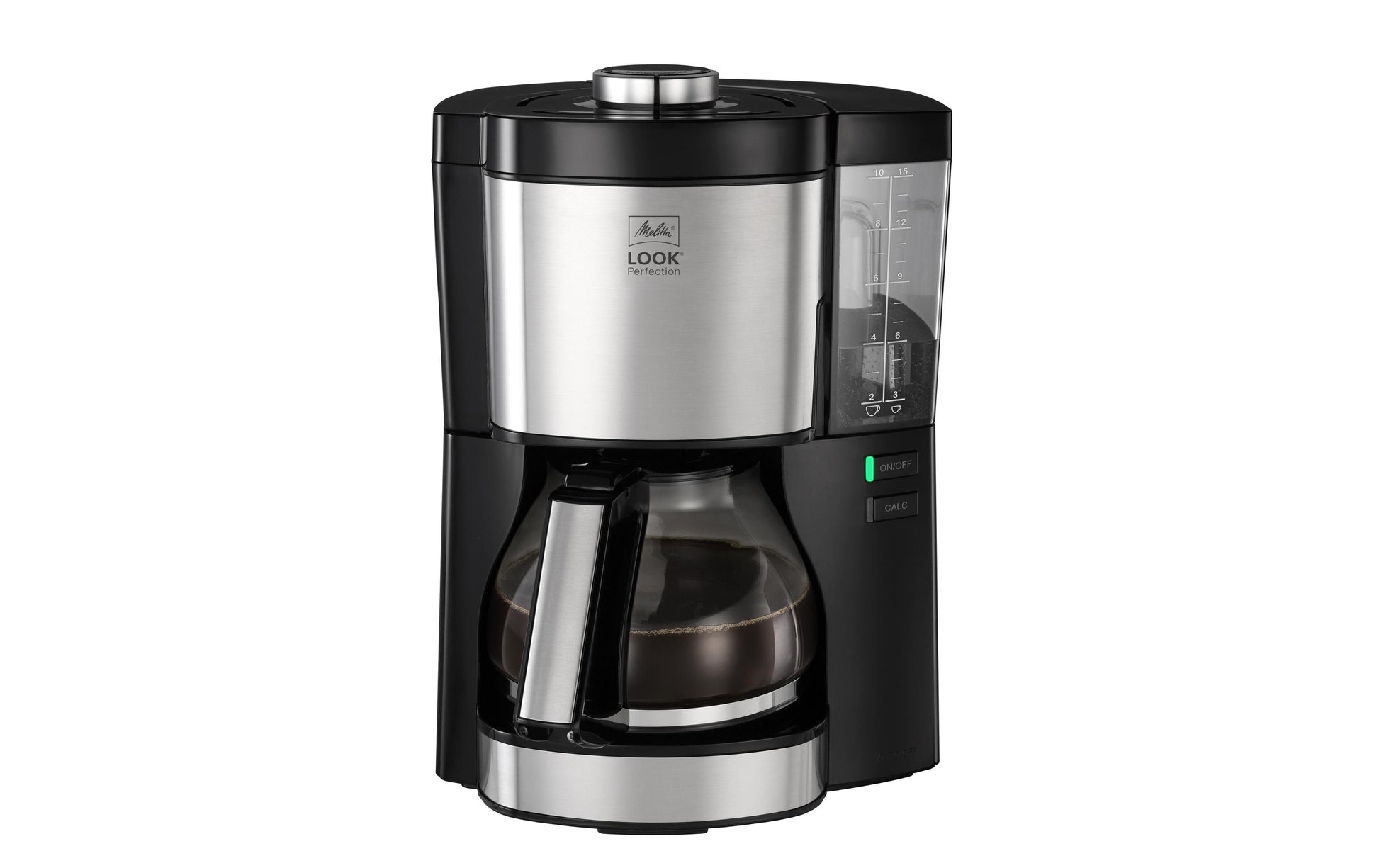 Melitta Look Perfection Filterkaffeemaschine – 10 Tassen, 1,25 l, Schwarz
