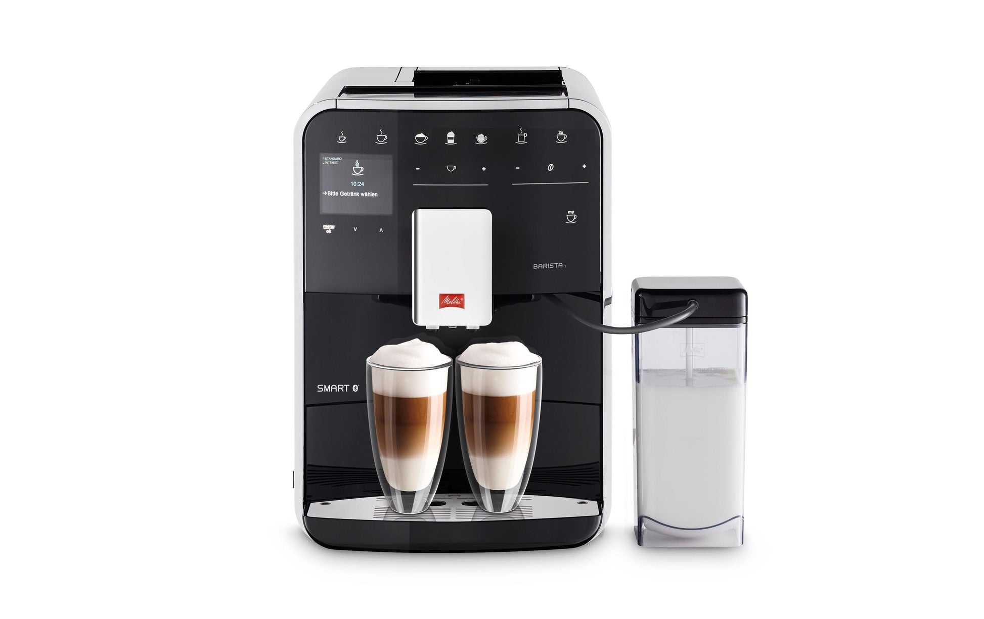 Melitta Barista Smart Kaffeevollautomat – 15 bar, 1,8 l, 270 g, 12 Tassen, Keramik-Mahlwerk, Schwarz