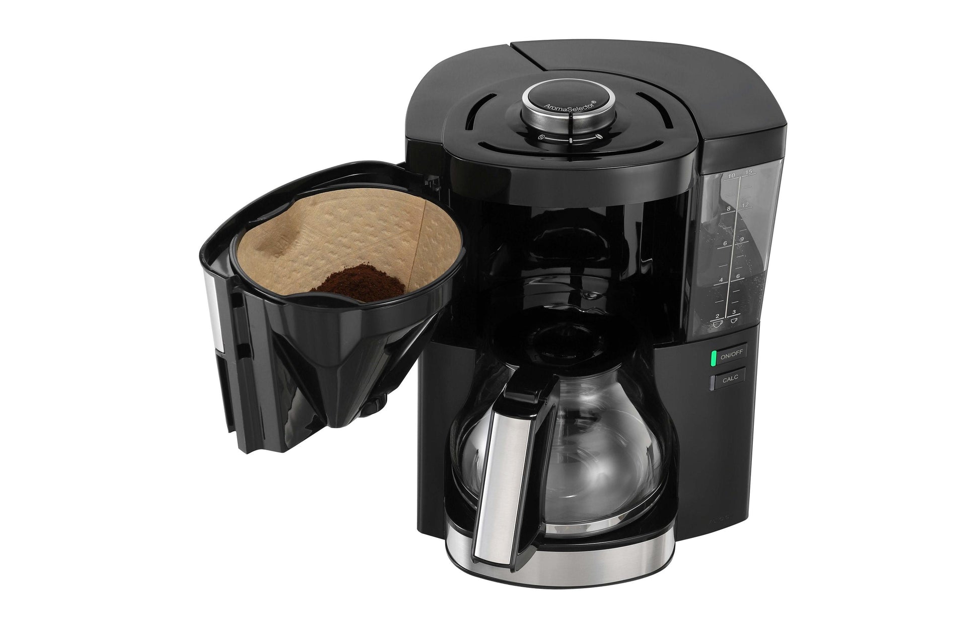Melitta Look Perfection Filterkaffeemaschine – 10 Tassen, 1,25 l, Schwarz