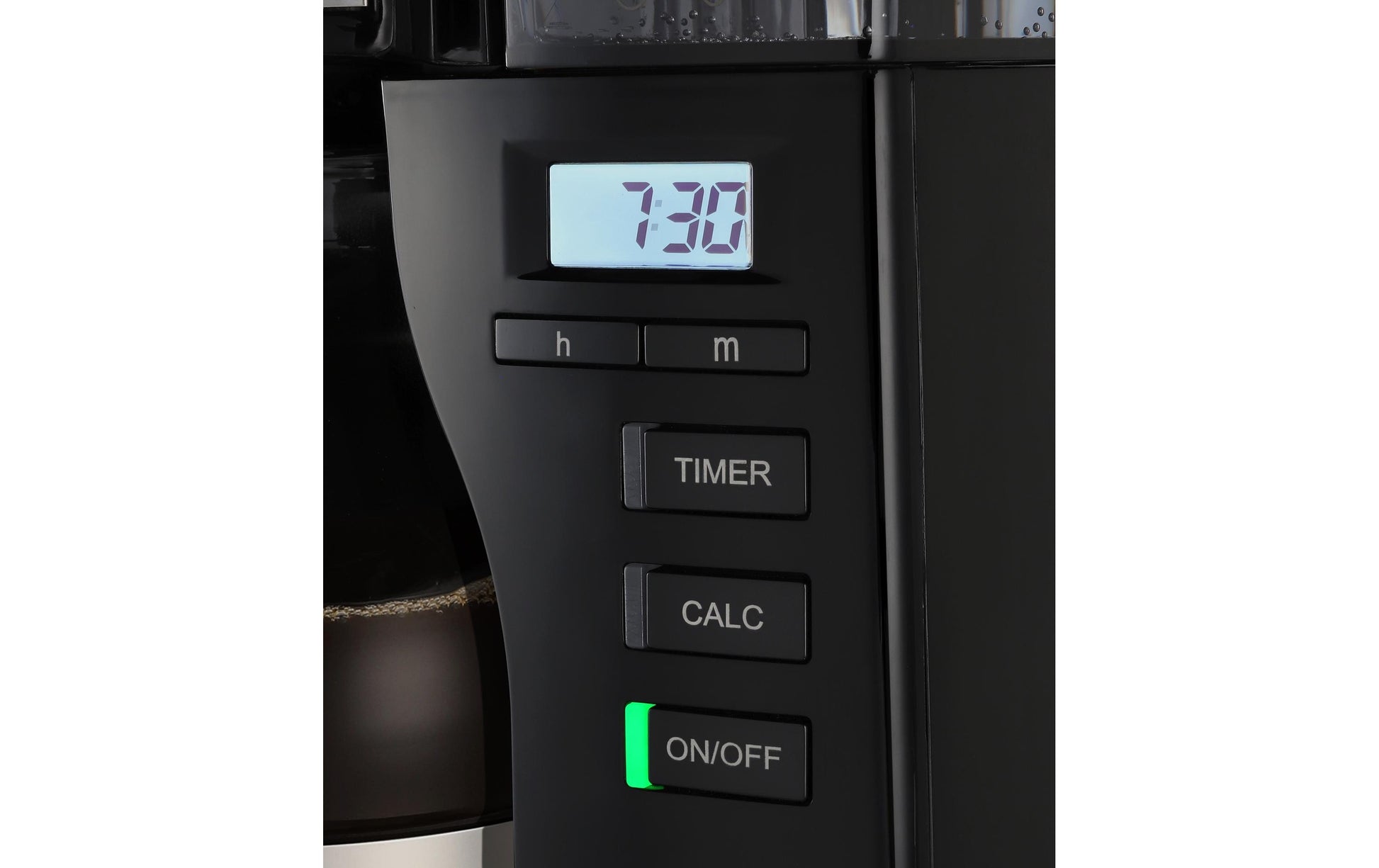 Melitta Look Timer 1025-08 Filterkaffeemaschine – 10 Tassen, 1,25 l, Schwarz