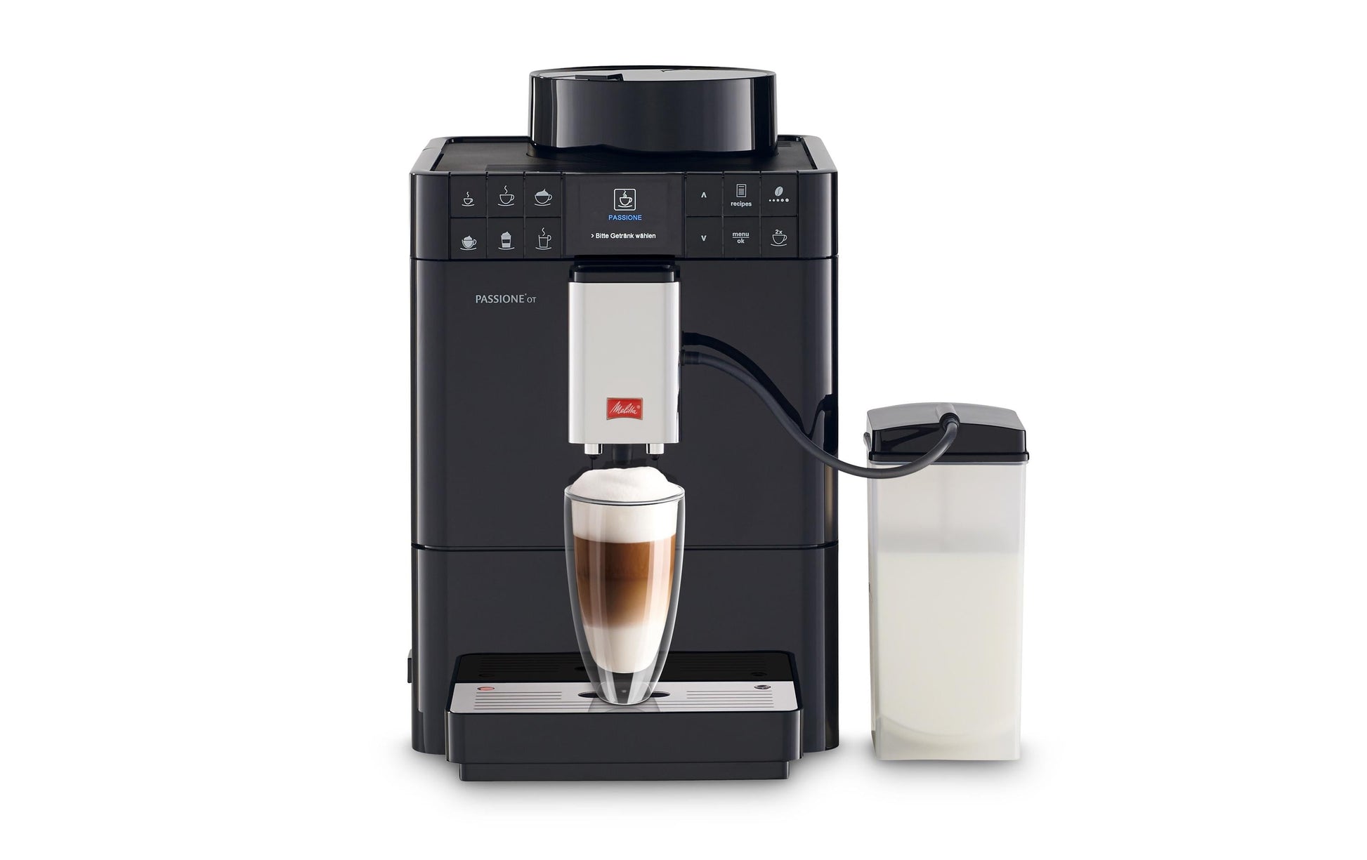 Melitta Passione OT Kaffeevollautomat – 15 bar, 1,2 l, 125 g, Schwarz
