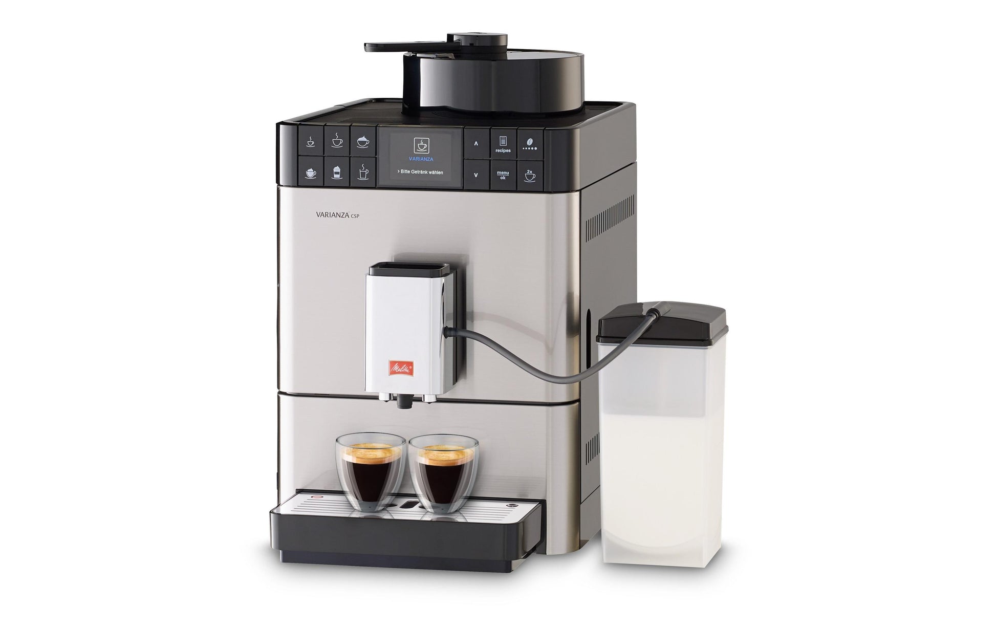 Melitta Varianza Kaffeevollautomat – 15 bar, 1,2 l, 125 g, Edelstahl